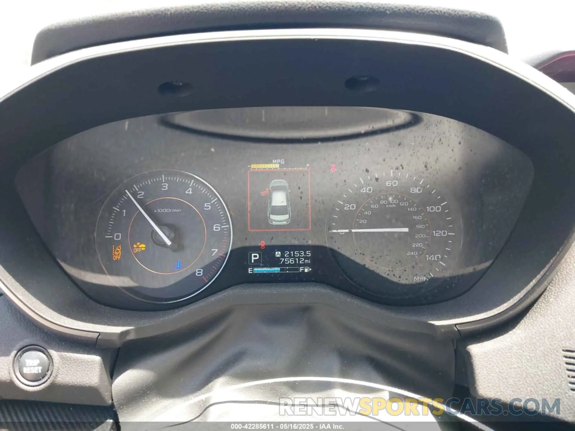 7 Фотография поврежденного автомобиля JF2GTAECXK8387192 SUBARU CROSSTREK 2019