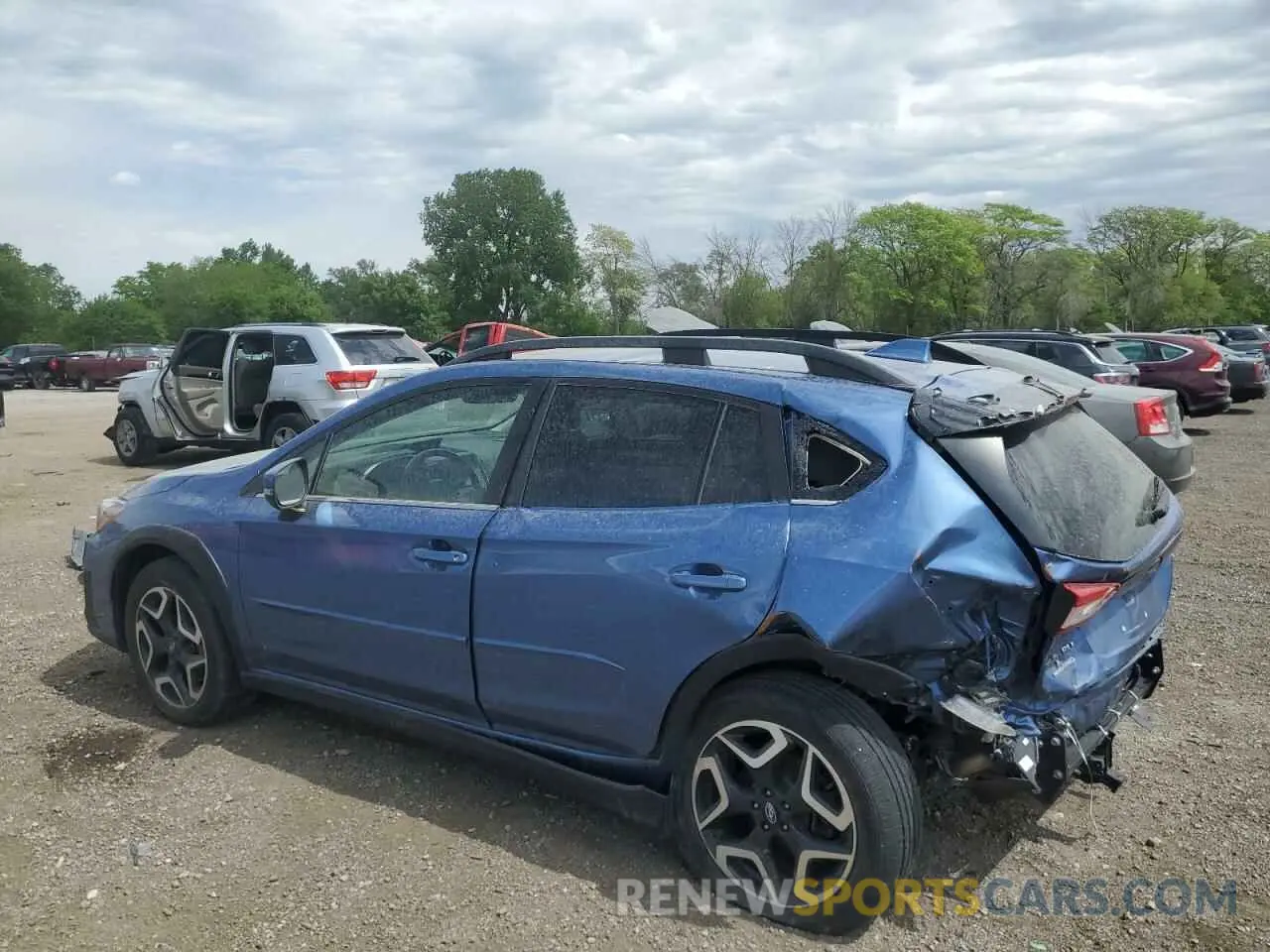 2 Фотография поврежденного автомобиля JF2GTAMC0K8336494 SUBARU CROSSTREK 2019