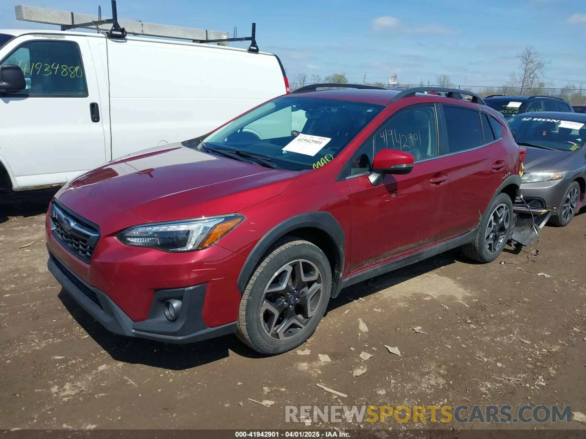 2 Photograph of a damaged car JF2GTAMC1K8313094 SUBARU CROSSTREK 2019