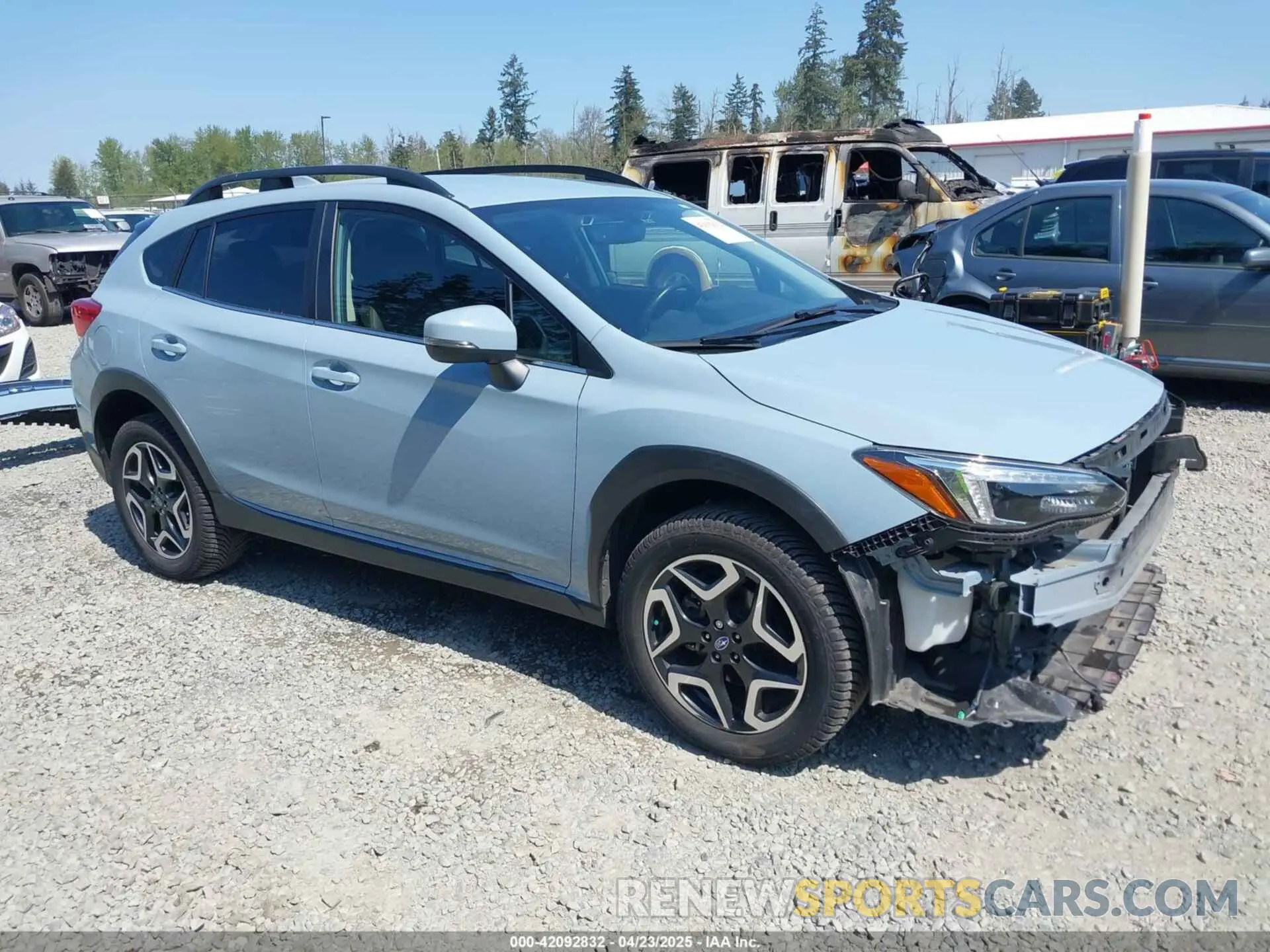 1 Фотография поврежденного автомобиля JF2GTAMC1KH228434 SUBARU CROSSTREK 2019