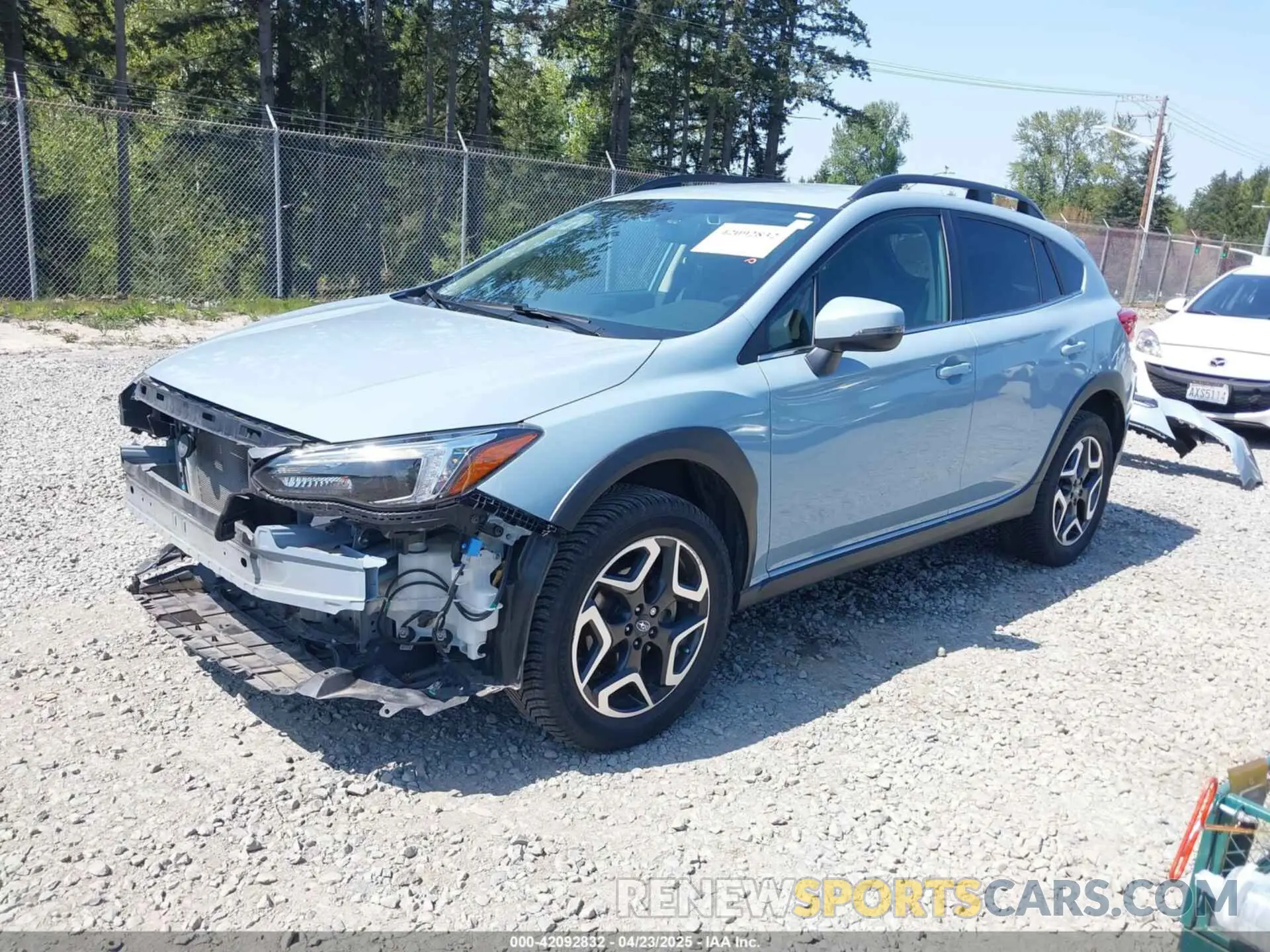 2 Фотография поврежденного автомобиля JF2GTAMC1KH228434 SUBARU CROSSTREK 2019