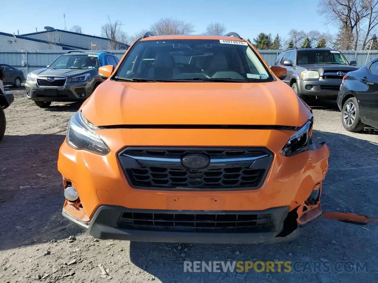 5 Photograph of a damaged car JF2GTAMC2K8257294 SUBARU CROSSTREK 2019