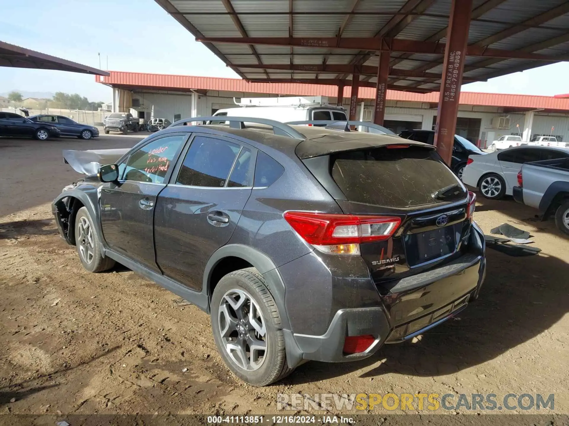 3 Photograph of a damaged car JF2GTAMC2K8311354 SUBARU CROSSTREK 2019