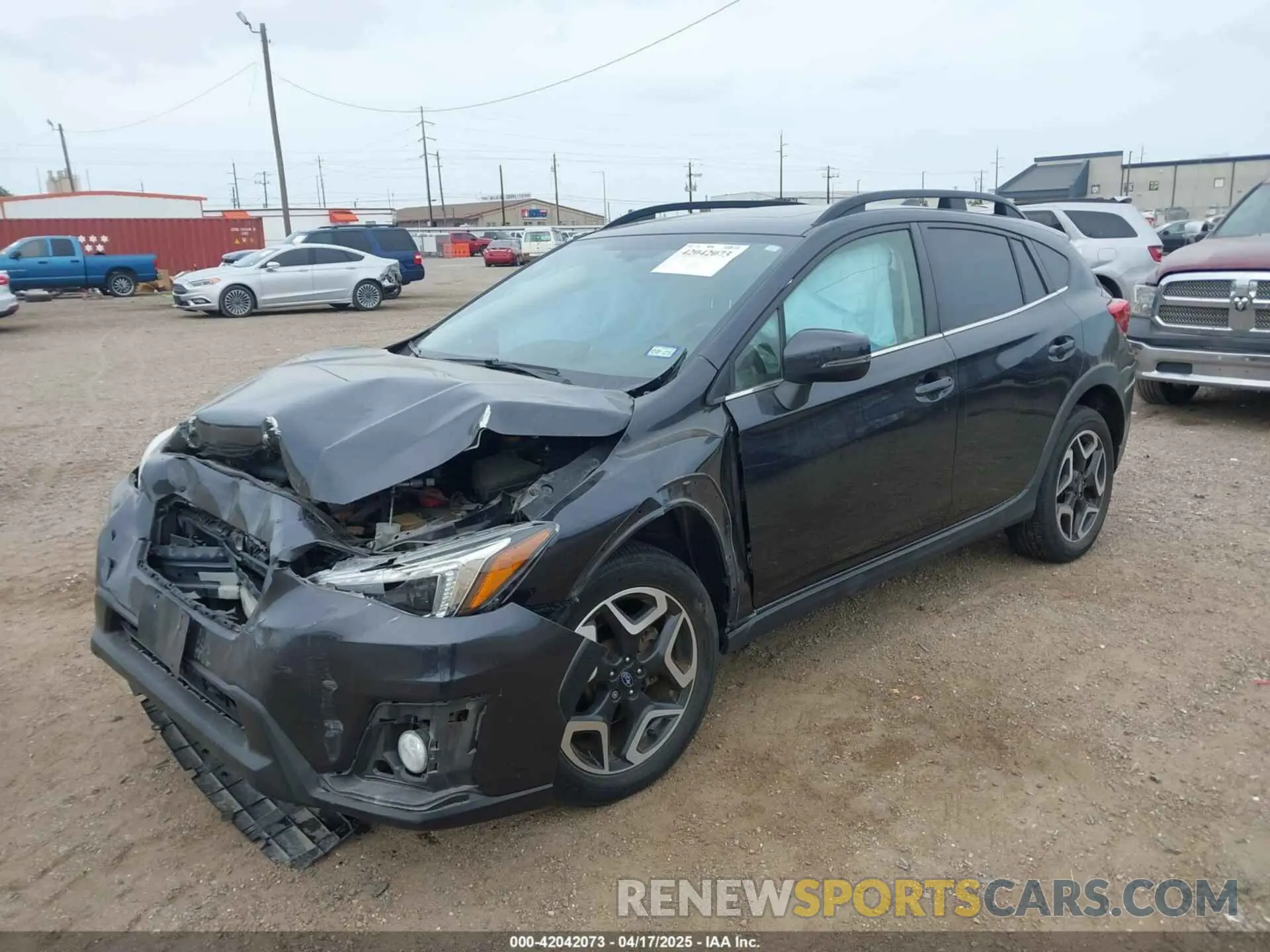 2 Photograph of a damaged car JF2GTAMC2K8343527 SUBARU CROSSTREK 2019