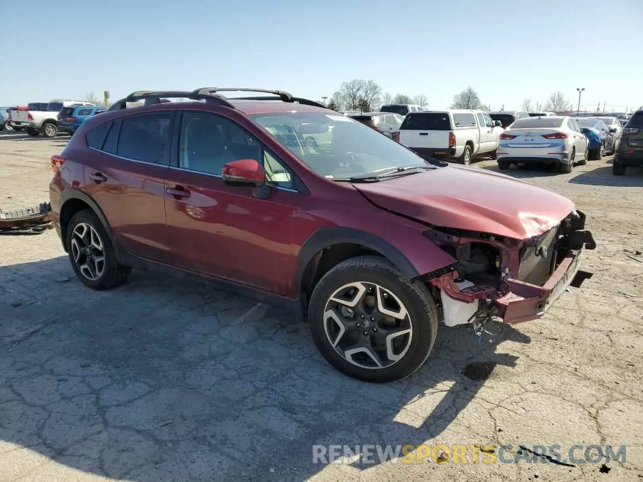 4 Фотография поврежденного автомобиля JF2GTAMC2KH219063 SUBARU CROSSTREK 2019