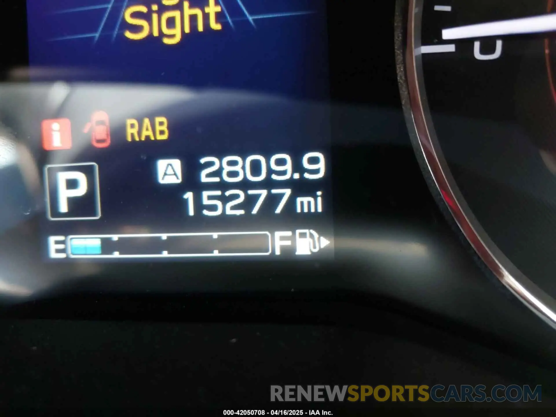 16 Photograph of a damaged car JF2GTAMC3KH332391 SUBARU CROSSTREK 2019