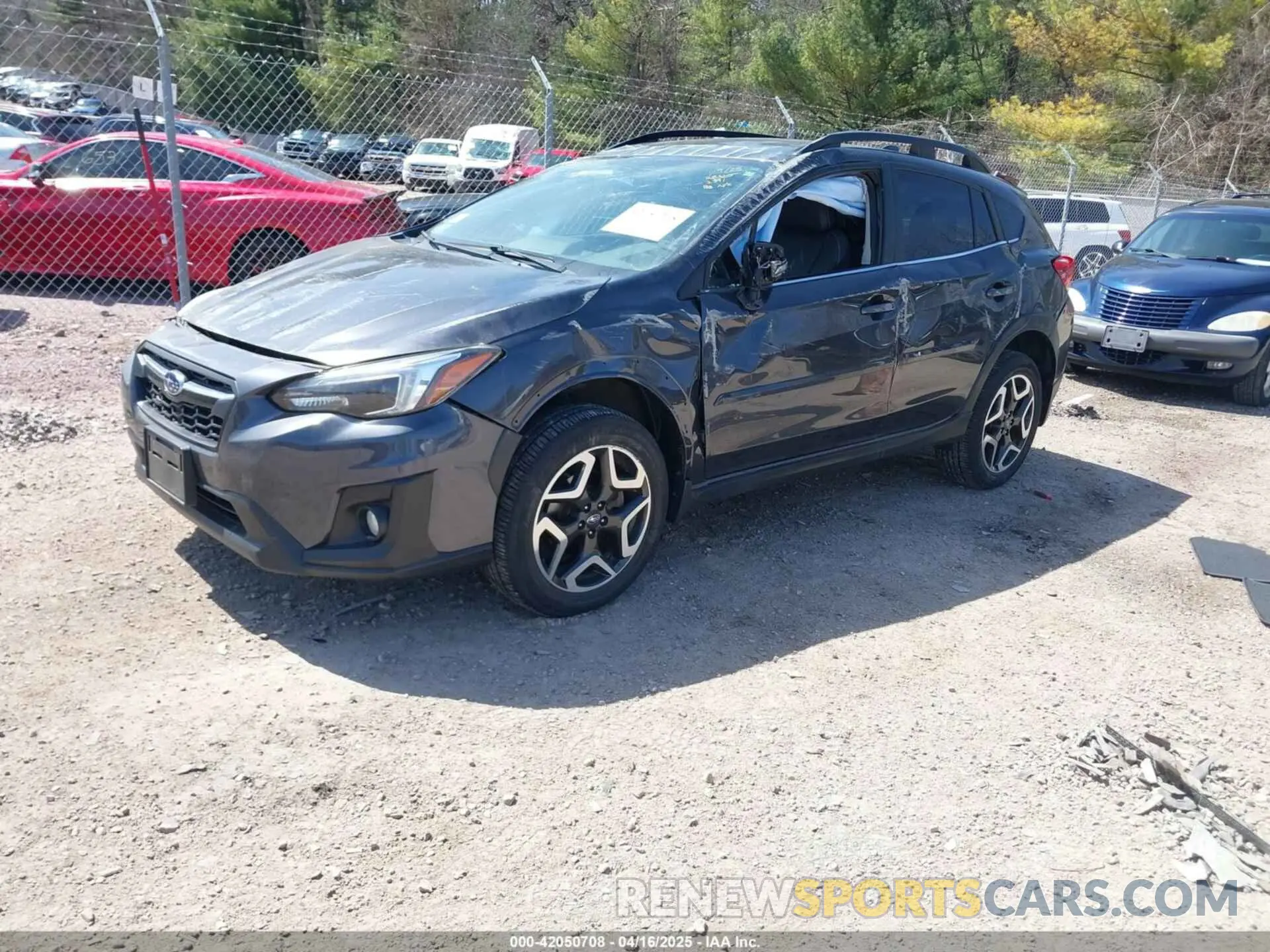 2 Photograph of a damaged car JF2GTAMC3KH332391 SUBARU CROSSTREK 2019