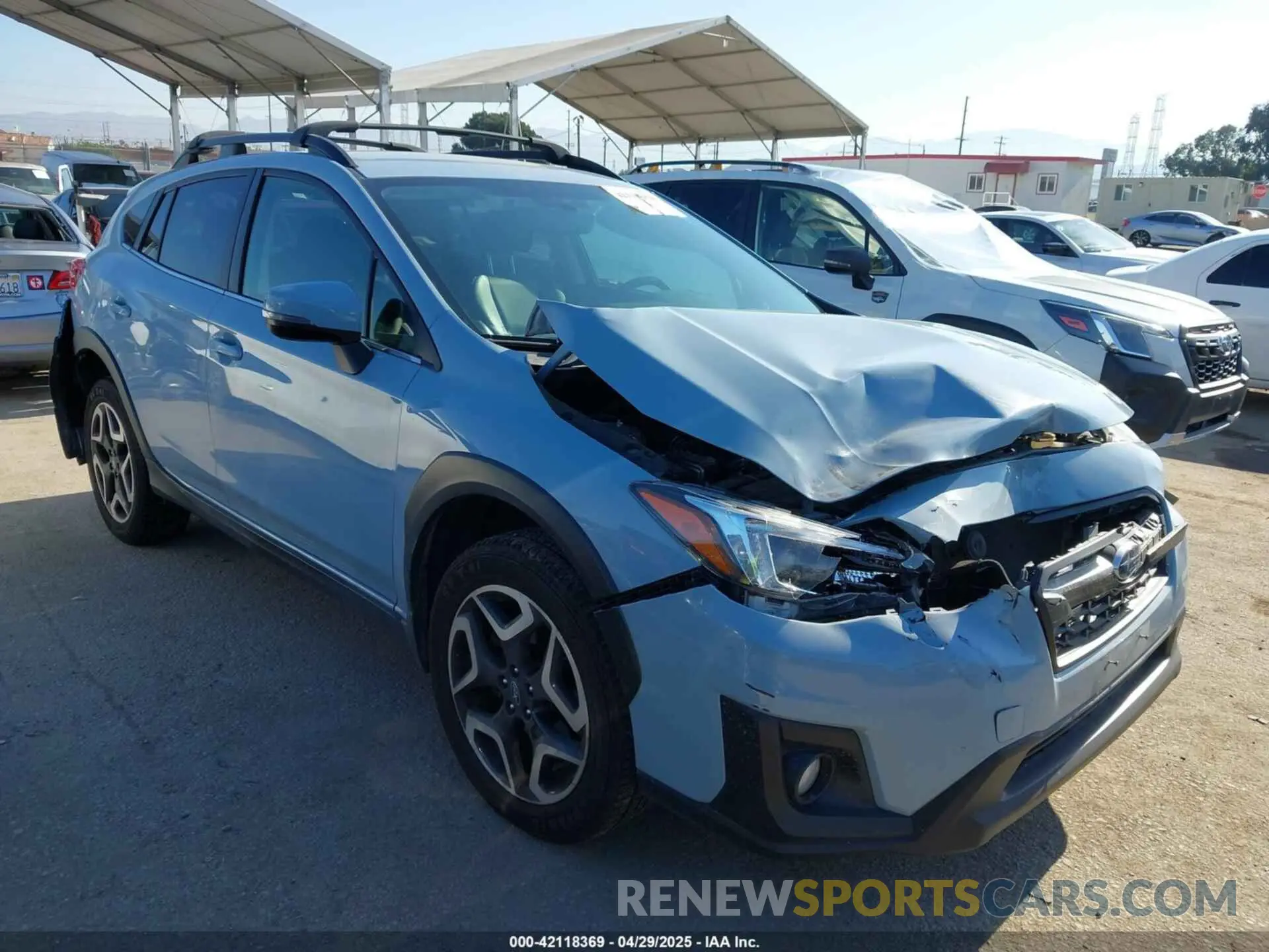 1 Фотография поврежденного автомобиля JF2GTAMC4KH345778 SUBARU CROSSTREK 2019