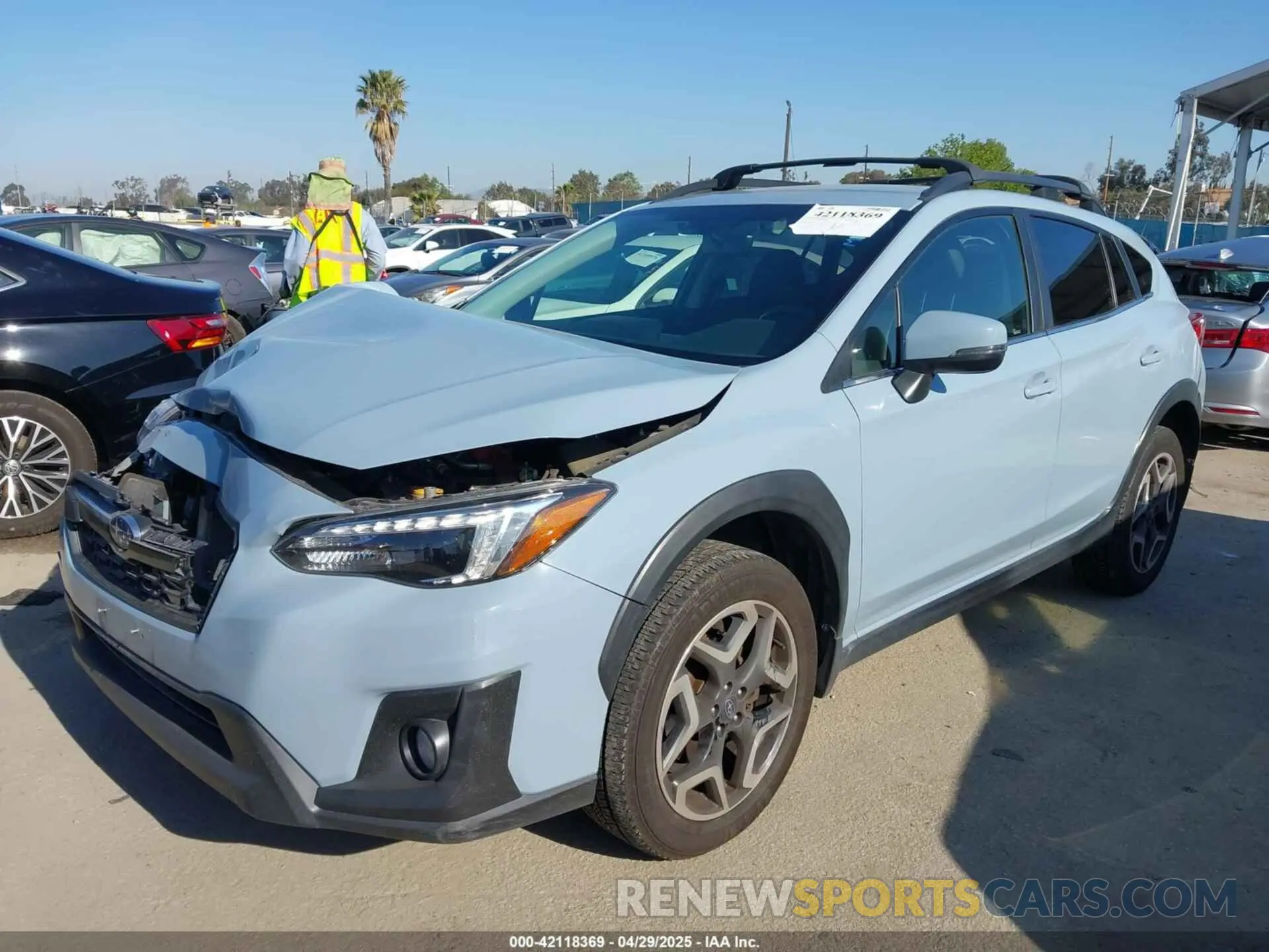 2 Фотография поврежденного автомобиля JF2GTAMC4KH345778 SUBARU CROSSTREK 2019