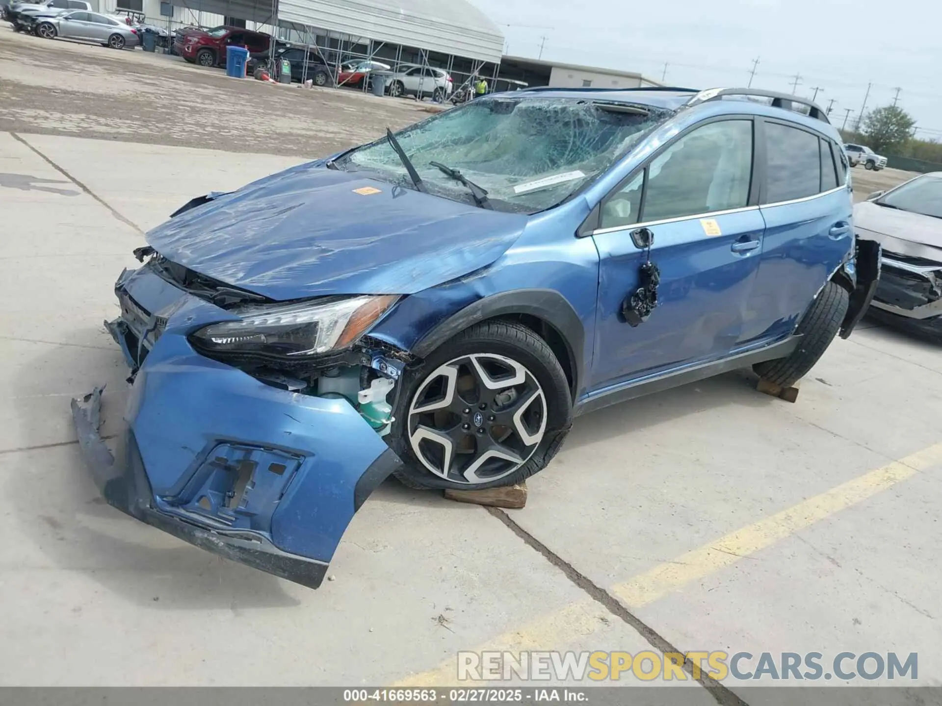 2 Фотография поврежденного автомобиля JF2GTAMC6KH315357 SUBARU CROSSTREK 2019
