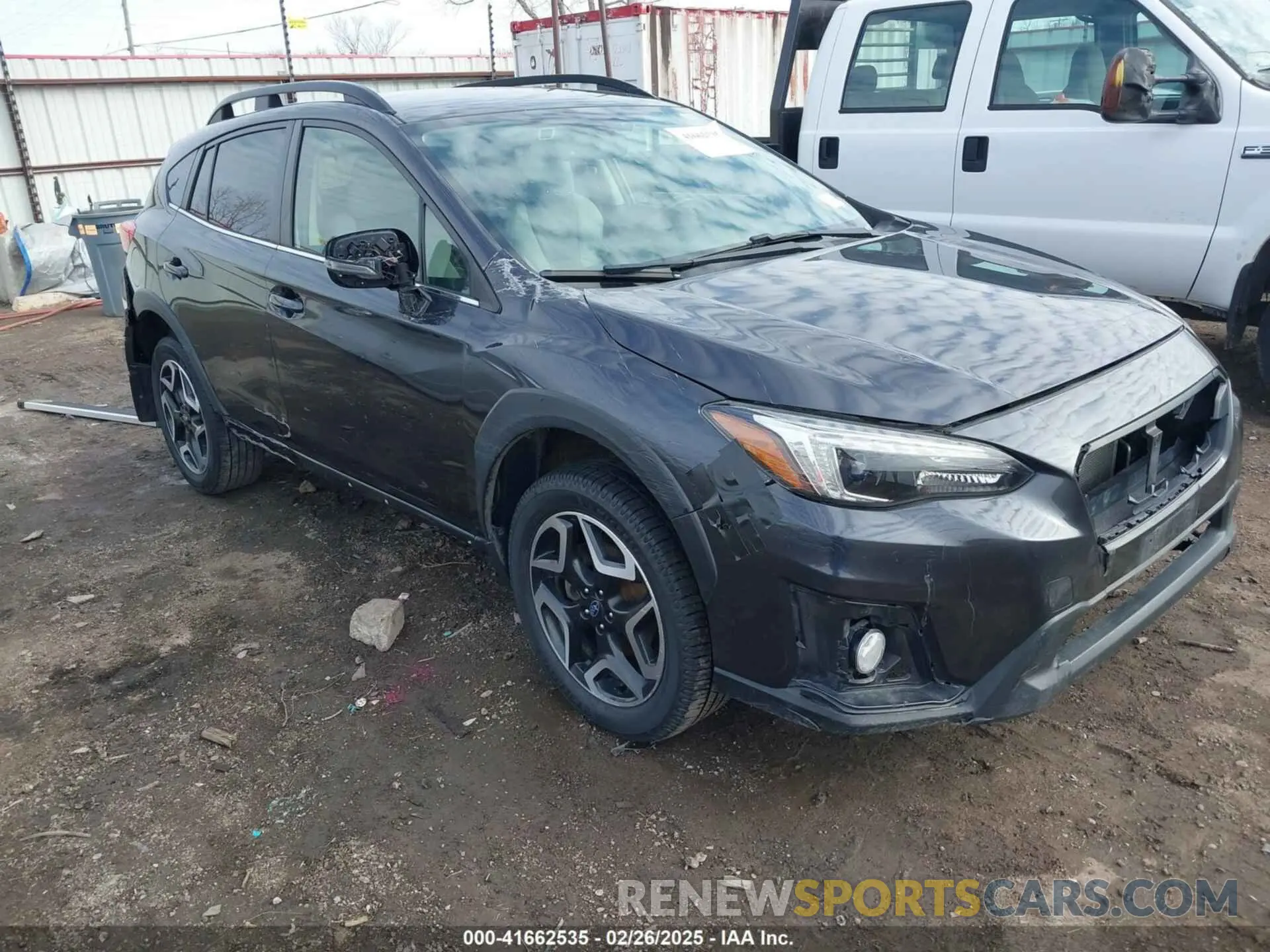 1 Photograph of a damaged car JF2GTAMC8K8224588 SUBARU CROSSTREK 2019
