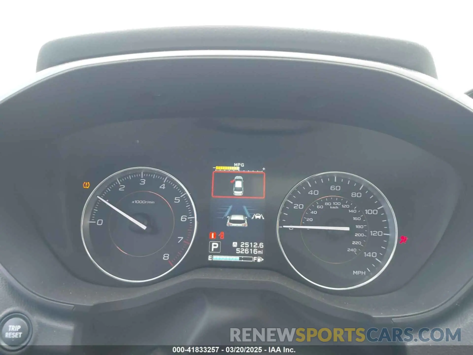 7 Photograph of a damaged car JF2GTAMC8K8258787 SUBARU CROSSTREK 2019