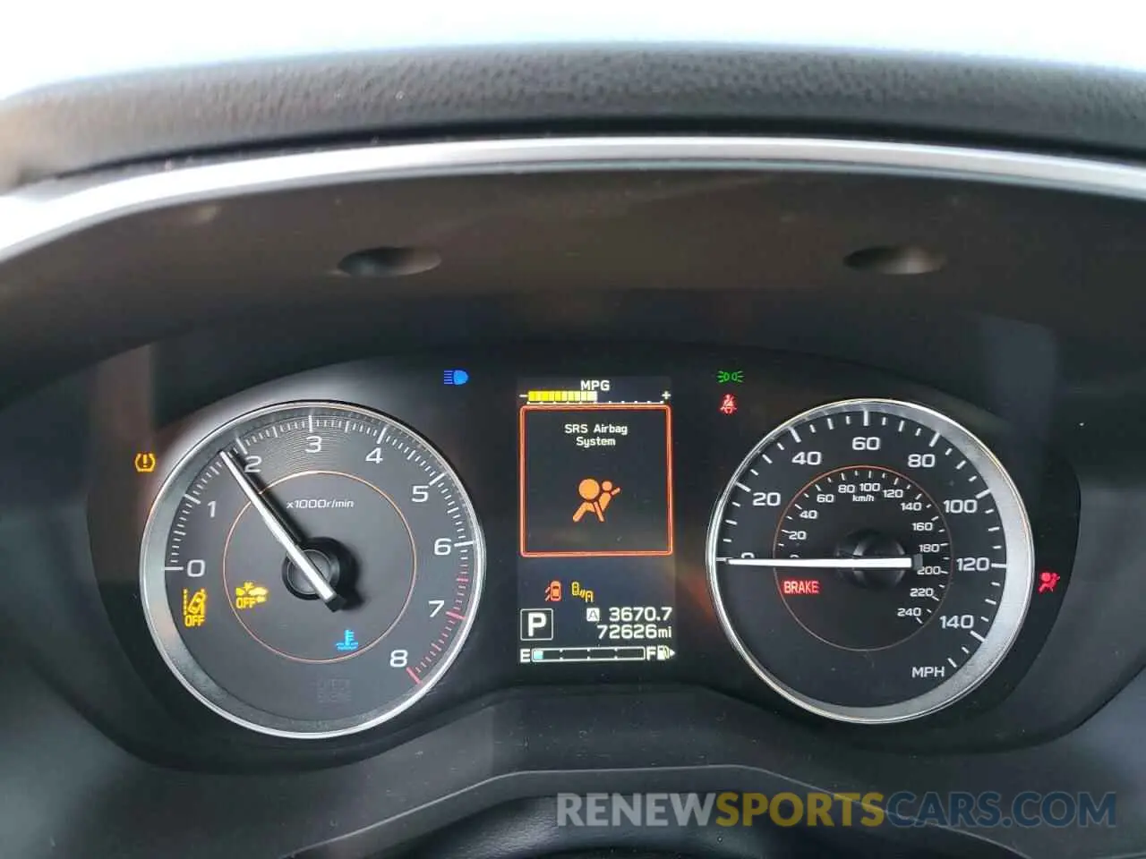 9 Фотография поврежденного автомобиля JF2GTAMC9K8273301 SUBARU CROSSTREK 2019