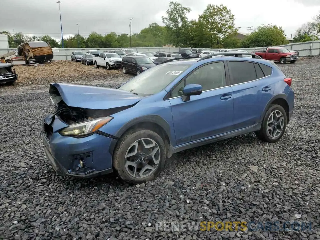 1 Photograph of a damaged car JF2GTAMCXKH352086 SUBARU CROSSTREK 2019
