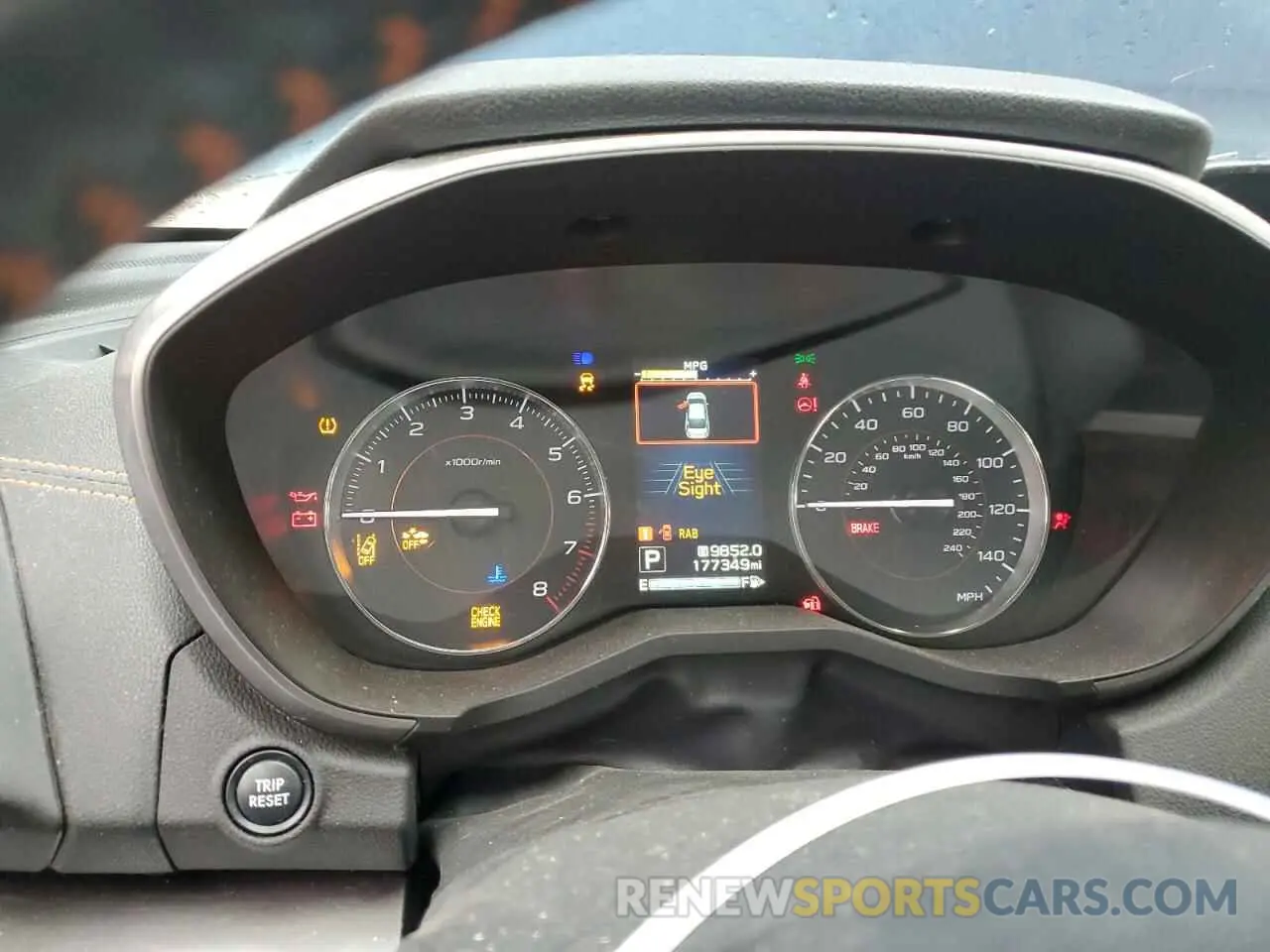 9 Photograph of a damaged car JF2GTAMCXKH352086 SUBARU CROSSTREK 2019
