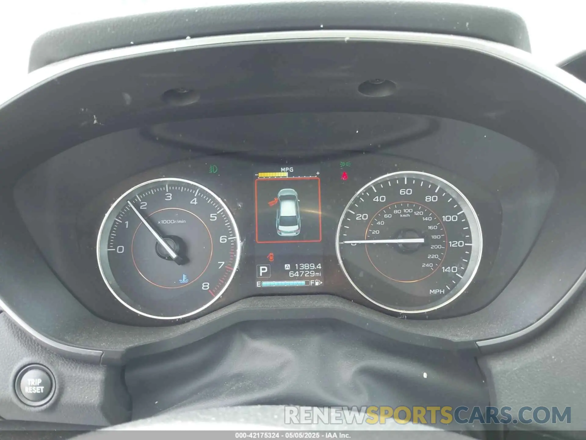 7 Photograph of a damaged car JF2GTANC0K8311643 SUBARU CROSSTREK 2019