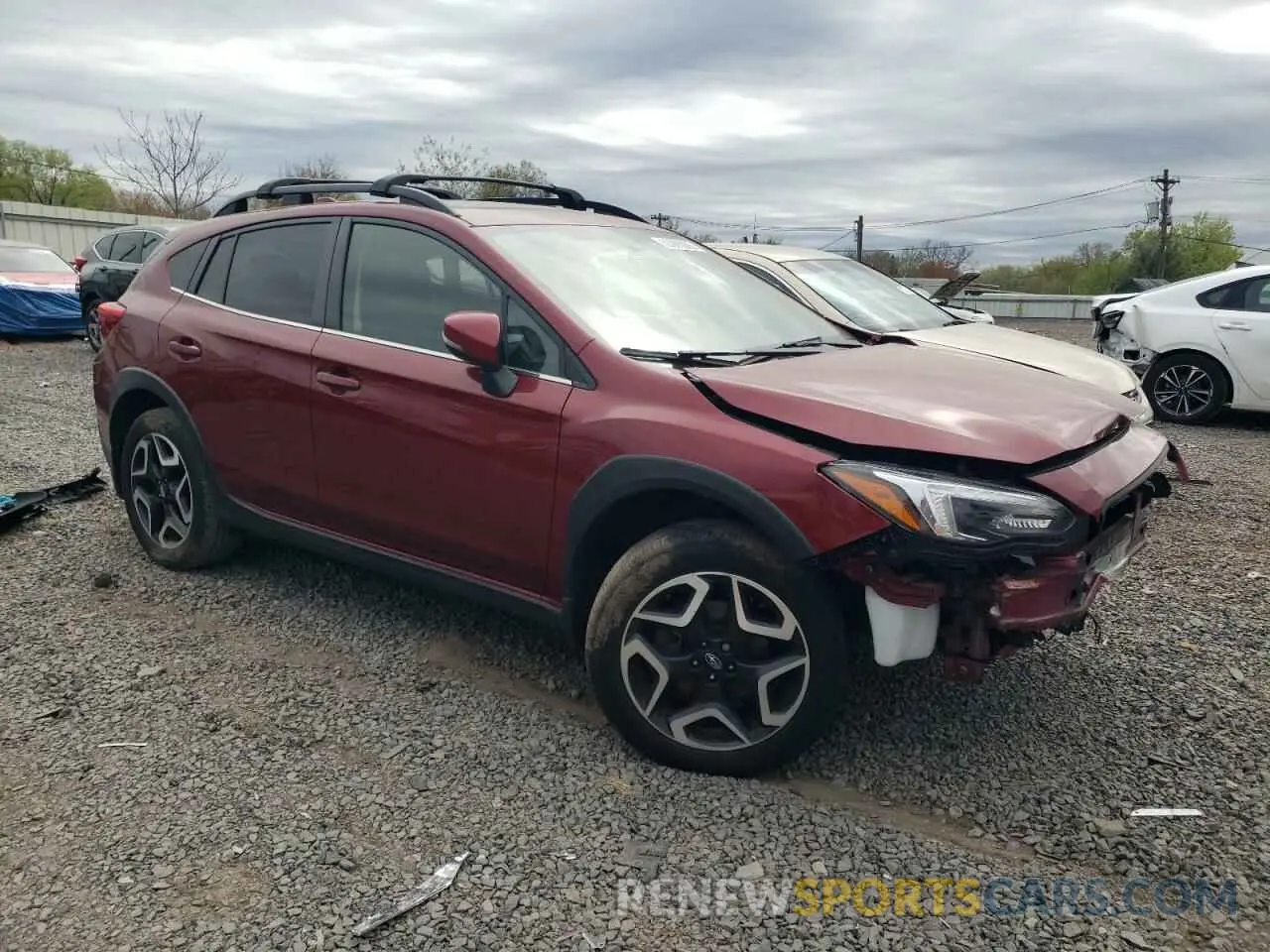 4 Photograph of a damaged car JF2GTANC2K8256032 SUBARU CROSSTREK 2019