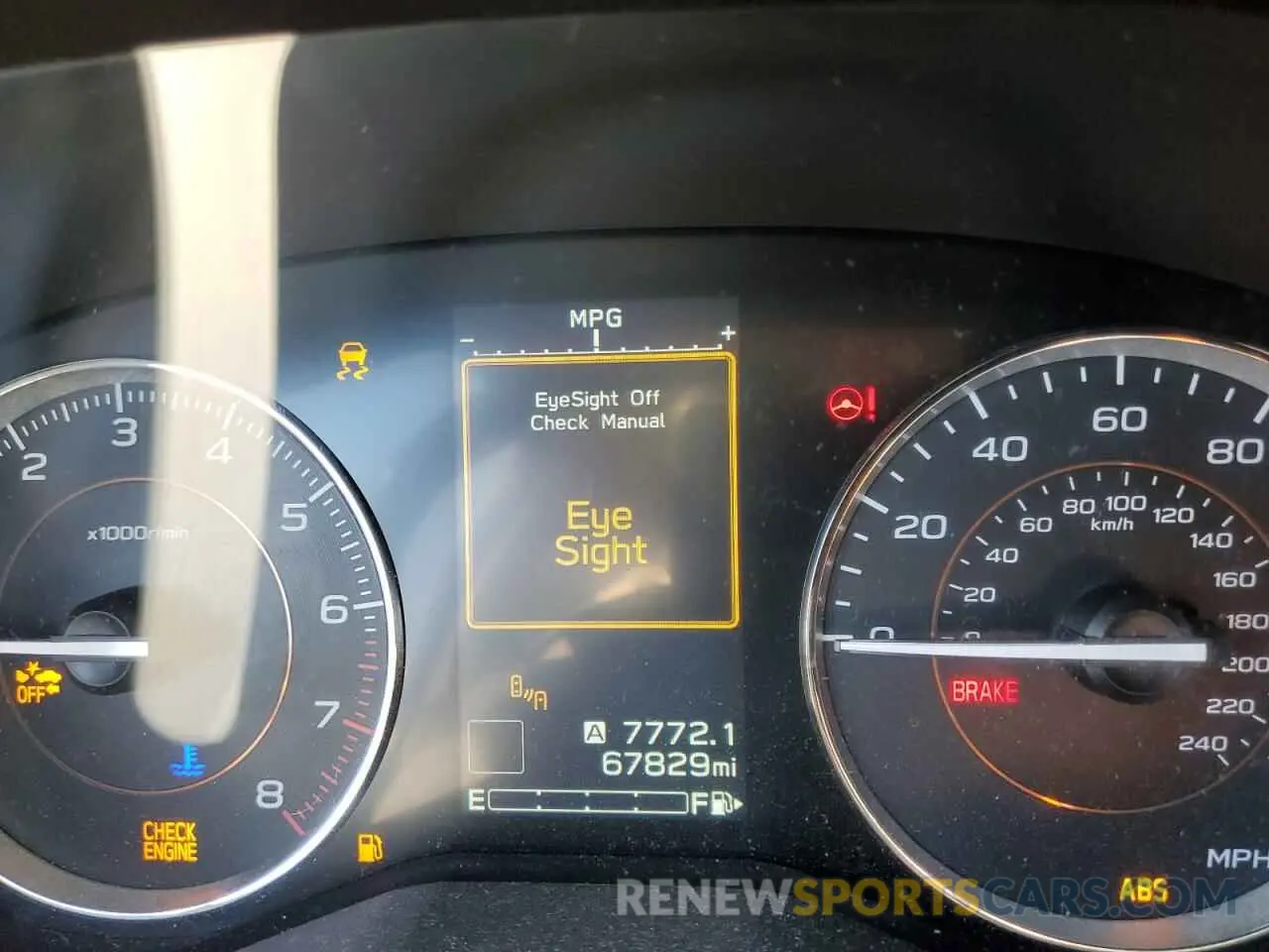 9 Photograph of a damaged car JF2GTANC2KH299687 SUBARU CROSSTREK 2019