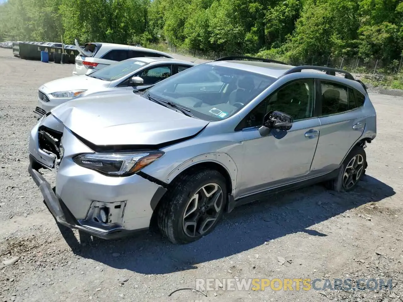 1 Photograph of a damaged car JF2GTANC2KH369852 SUBARU CROSSTREK 2019