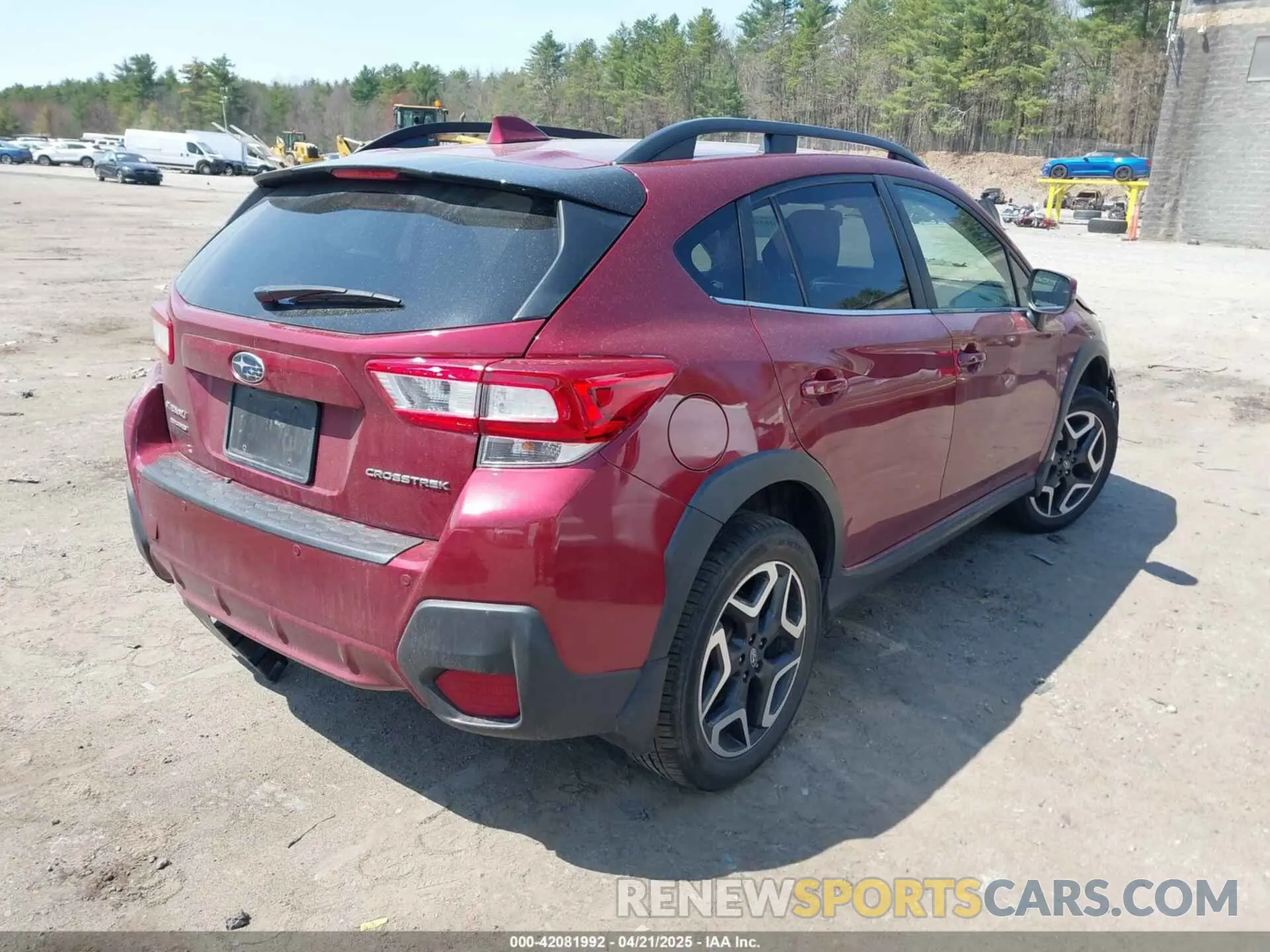 4 Фотография поврежденного автомобиля JF2GTANC4K8276475 SUBARU CROSSTREK 2019