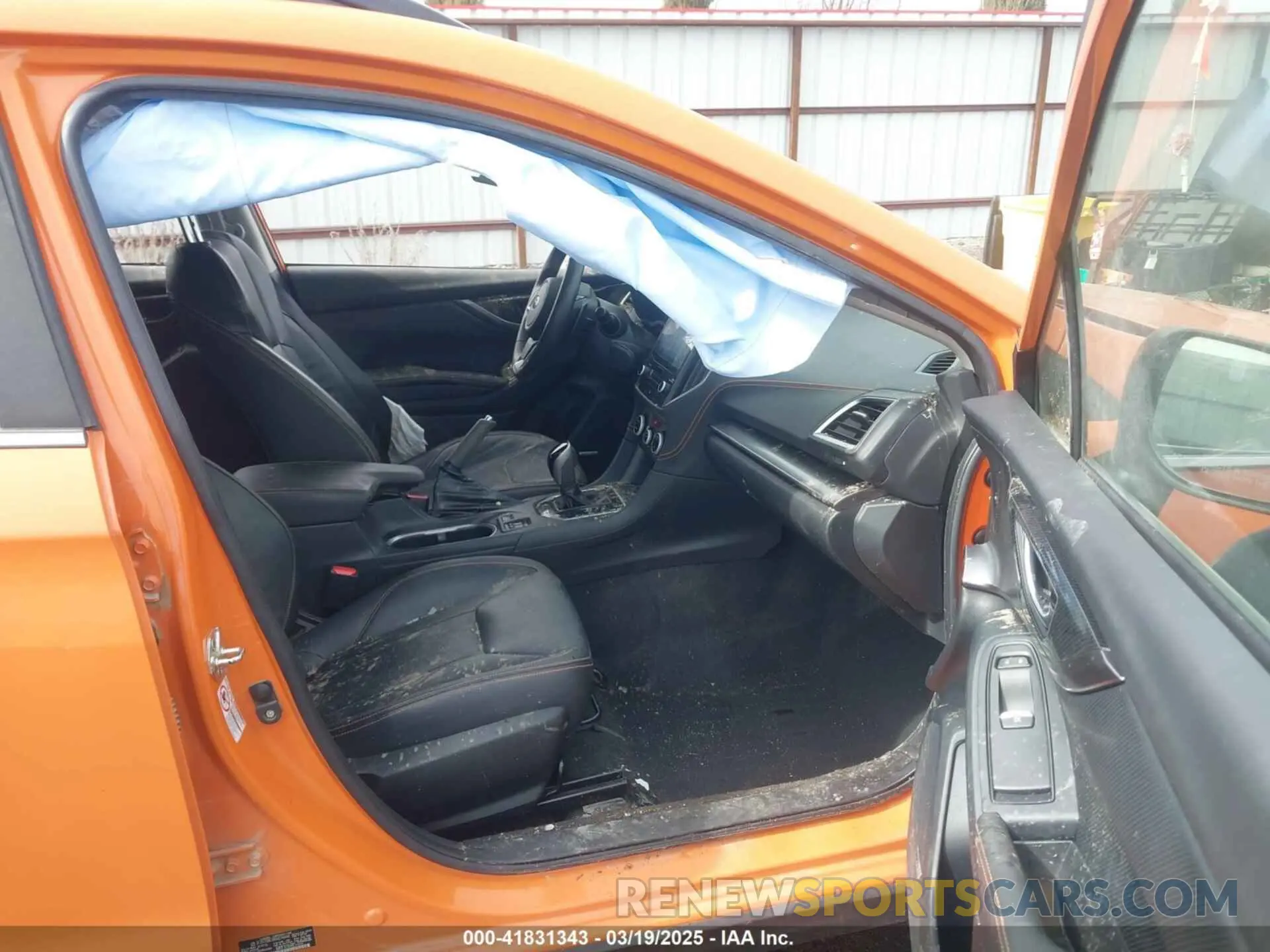 5 Фотография поврежденного автомобиля JF2GTANC8KH224444 SUBARU CROSSTREK 2019