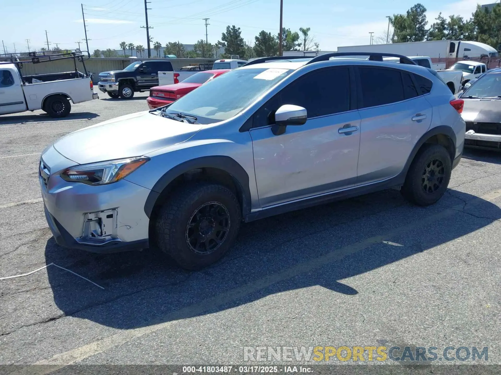 2 Photograph of a damaged car JF2GTANC8KH291853 SUBARU CROSSTREK 2019