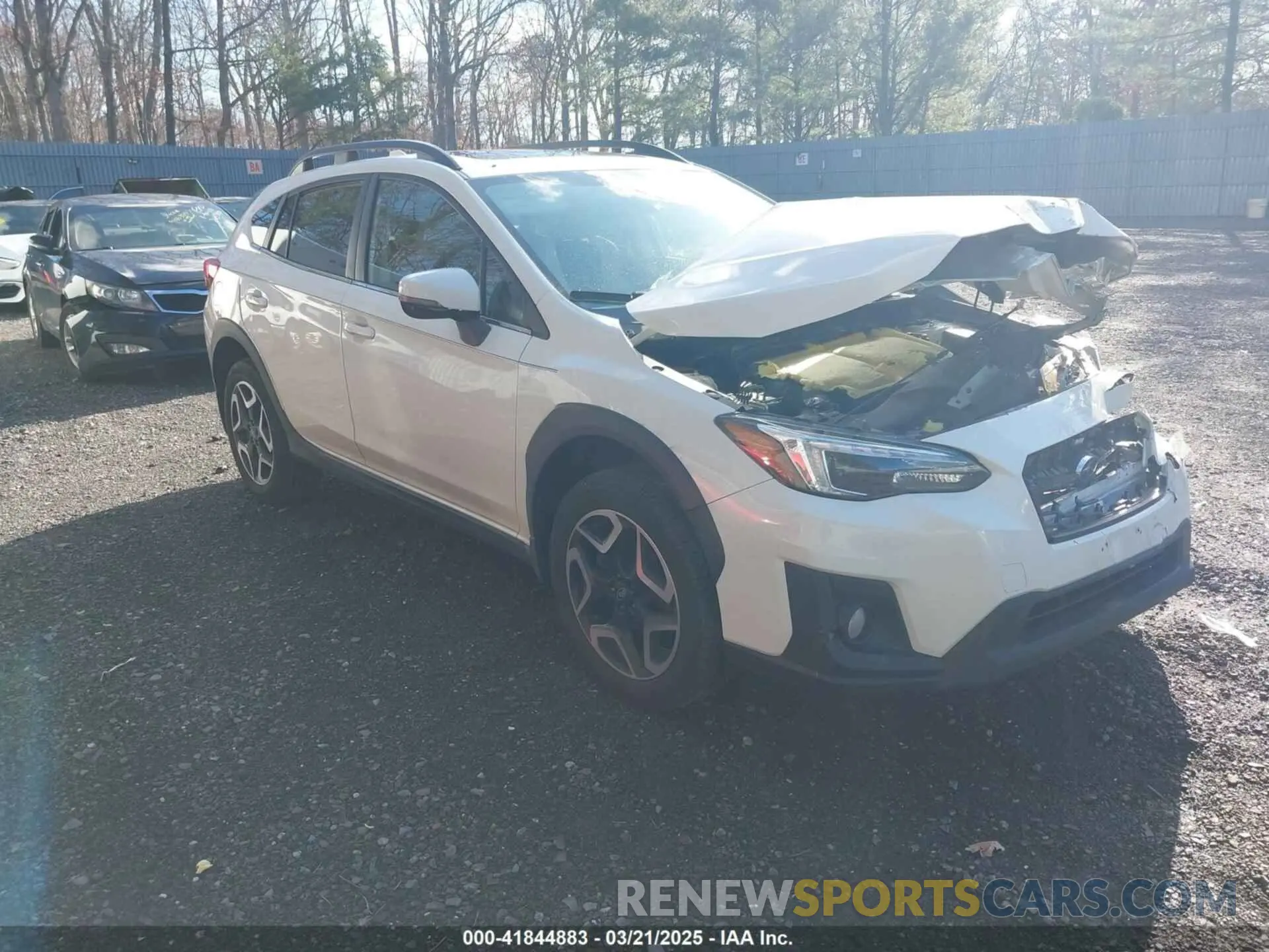 1 Photograph of a damaged car JF2GTANC9KH281140 SUBARU CROSSTREK 2019