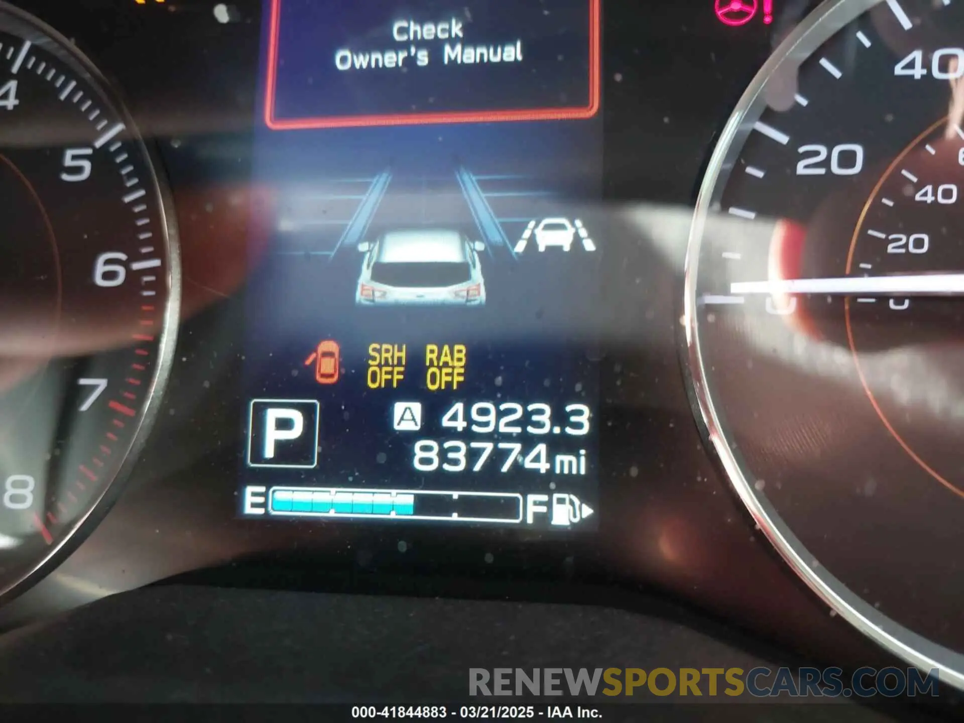 7 Photograph of a damaged car JF2GTANC9KH281140 SUBARU CROSSTREK 2019