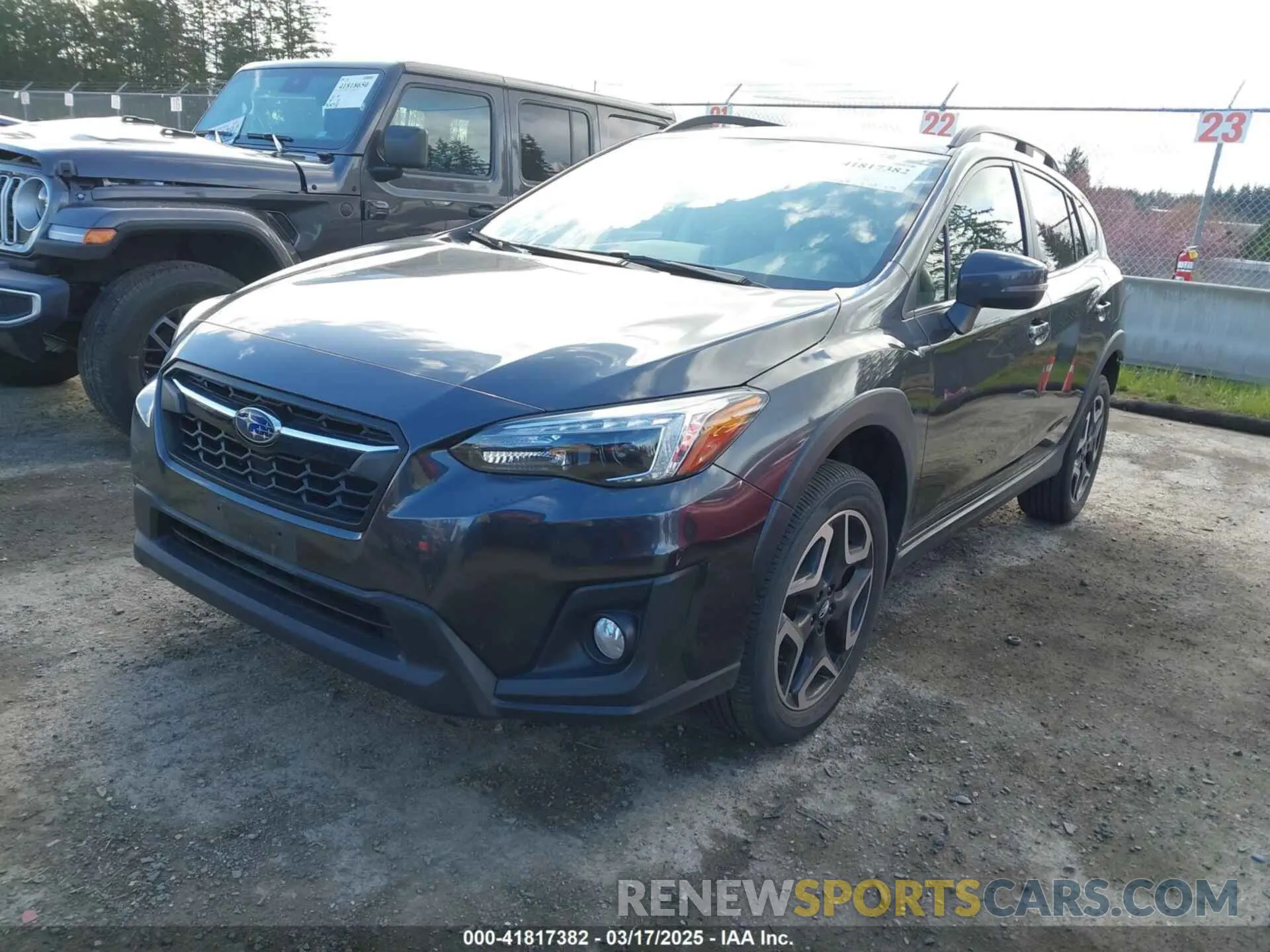 2 Photograph of a damaged car JF2GTANCXKH317434 SUBARU CROSSTREK 2019