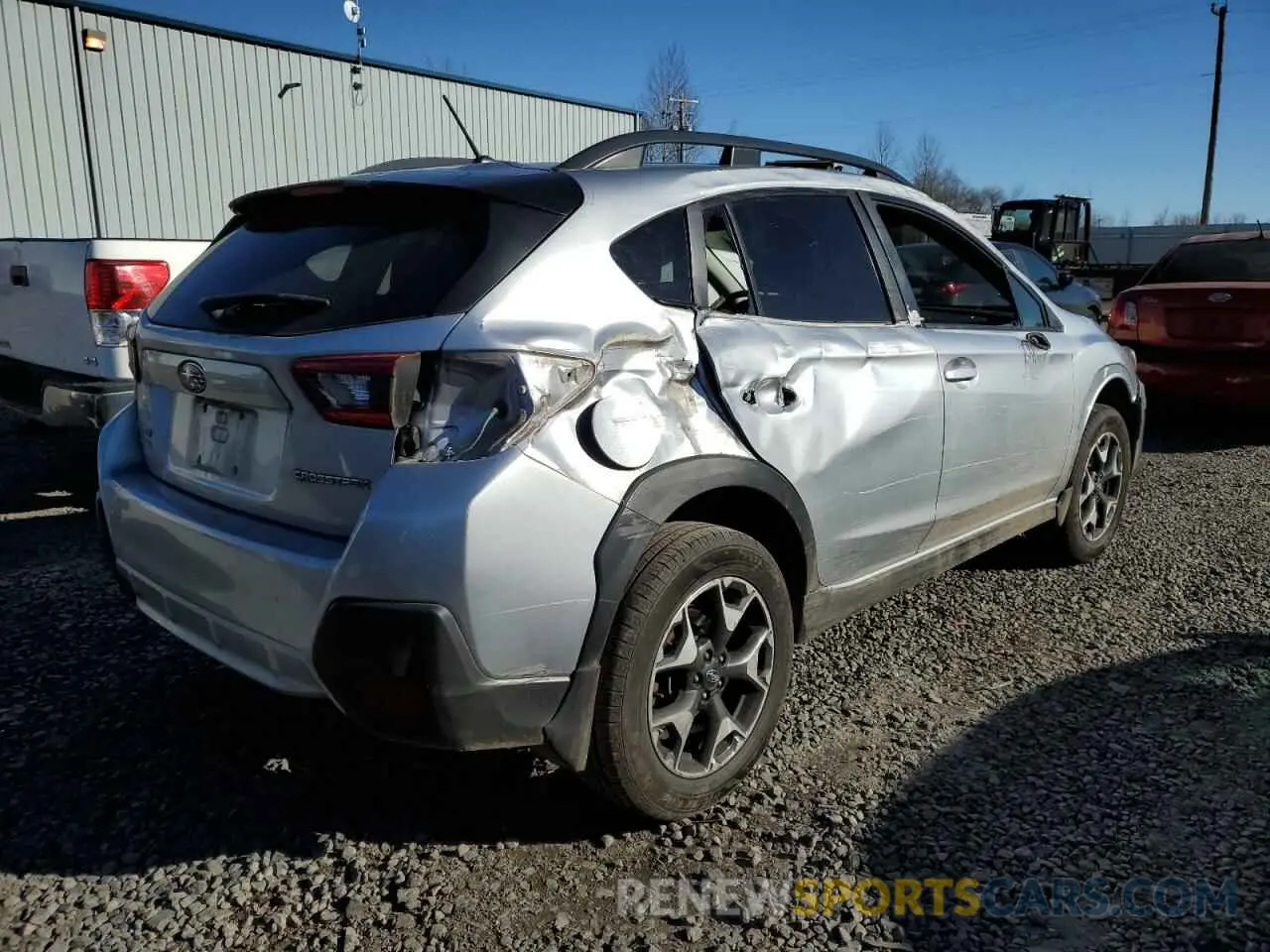 3 Photograph of a damaged car JF2GTABC6L8220978 SUBARU CROSSTREK 2020