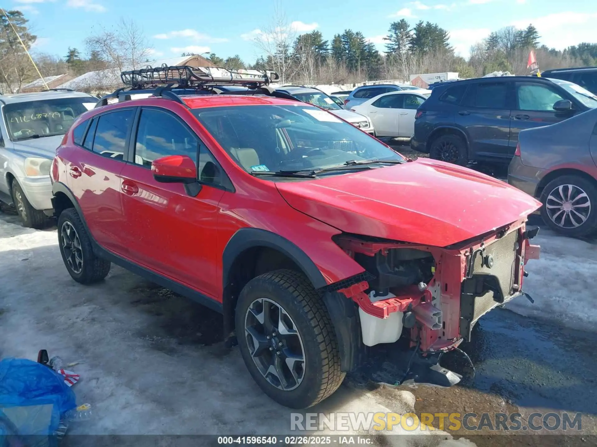 1 Photograph of a damaged car JF2GTACC6L9256730 SUBARU CROSSTREK 2020