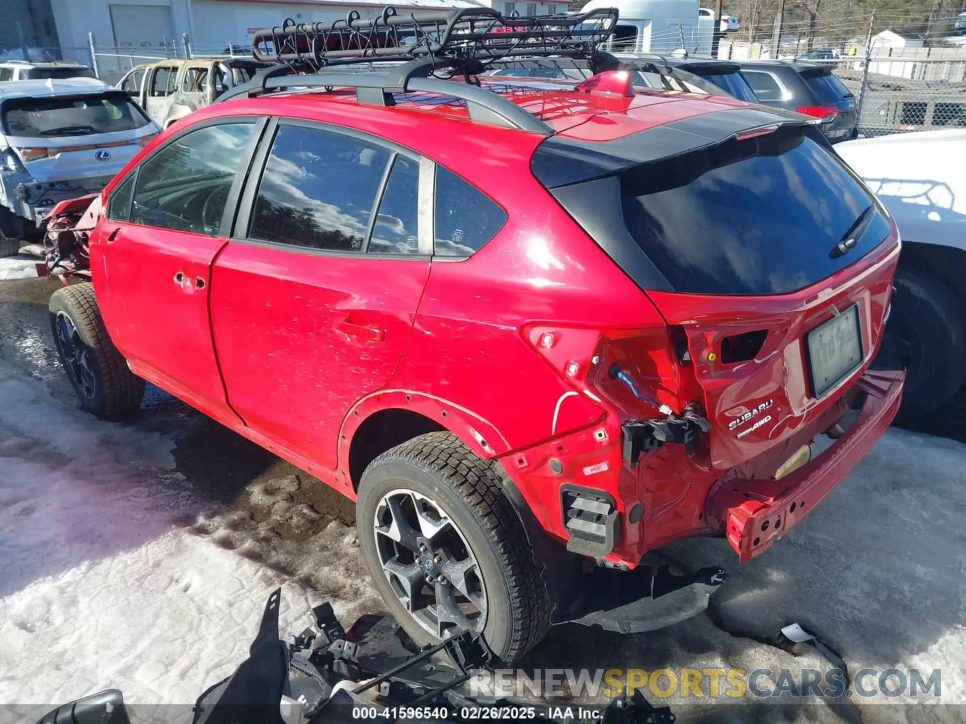 3 Photograph of a damaged car JF2GTACC6L9256730 SUBARU CROSSTREK 2020