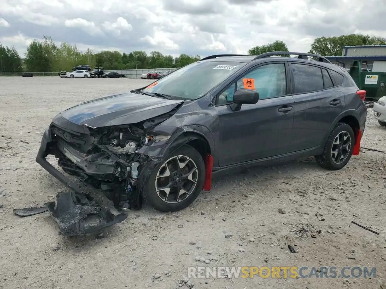 1 Photograph of a damaged car JF2GTAEC0L8260887 SUBARU CROSSTREK 2020