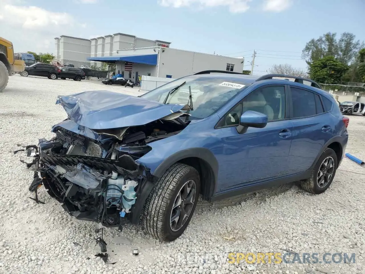 1 Photograph of a damaged car JF2GTAEC4L8203785 SUBARU CROSSTREK 2020