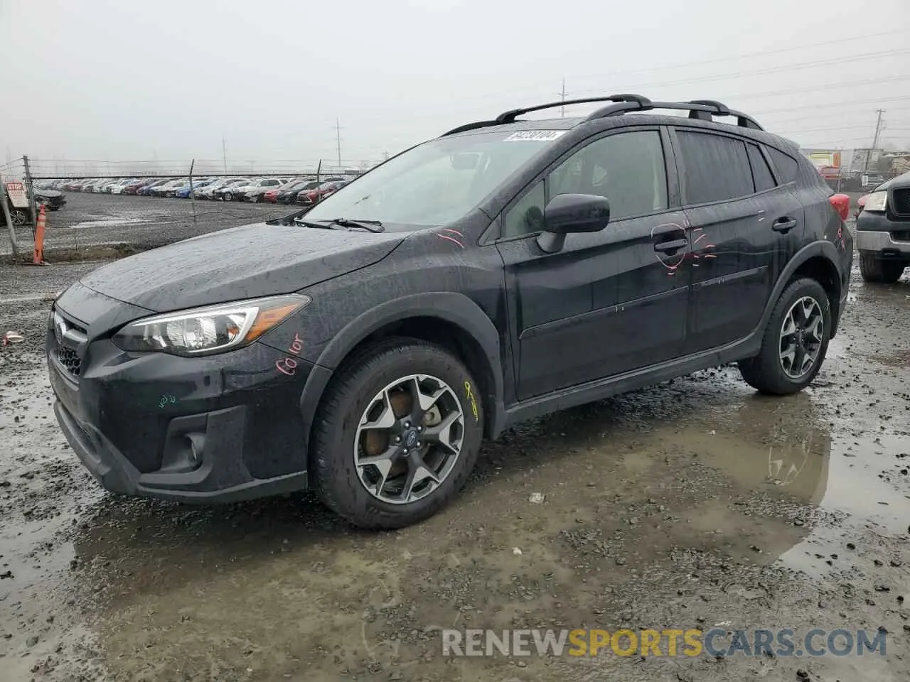 1 Photograph of a damaged car JF2GTAEC6L8220992 SUBARU CROSSTREK 2020