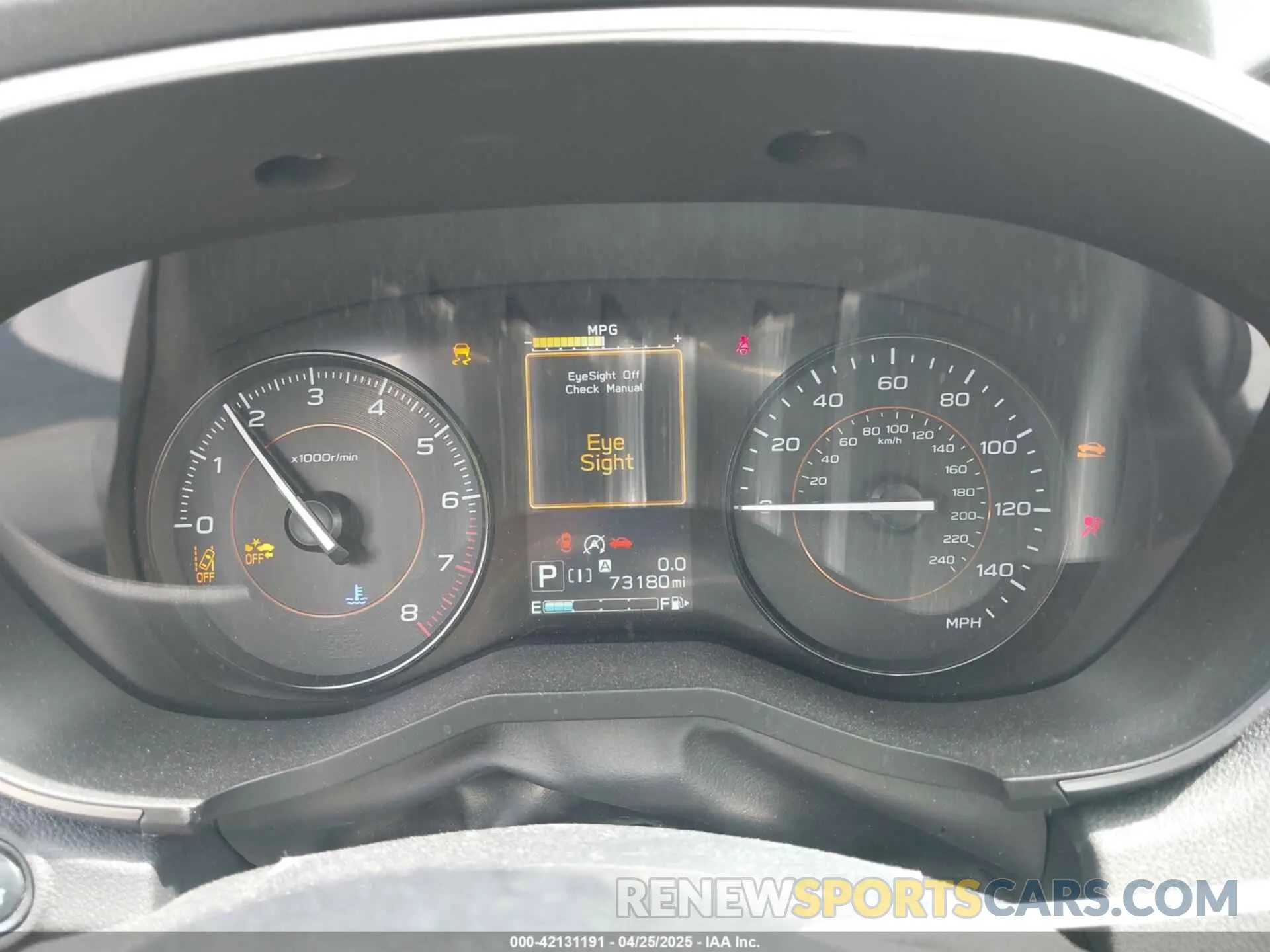 7 Фотография поврежденного автомобиля JF2GTAEC8L8243495 SUBARU CROSSTREK 2020