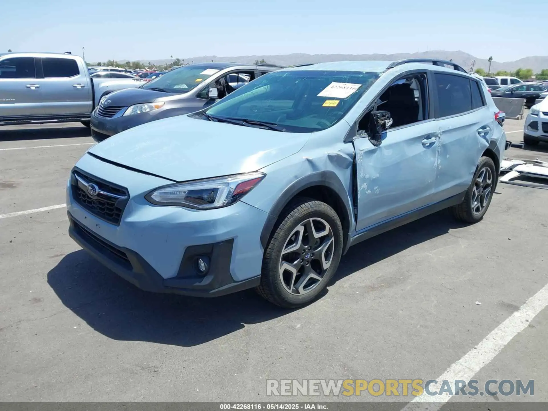 2 Photograph of a damaged car JF2GTAMC2L8229674 SUBARU CROSSTREK 2020