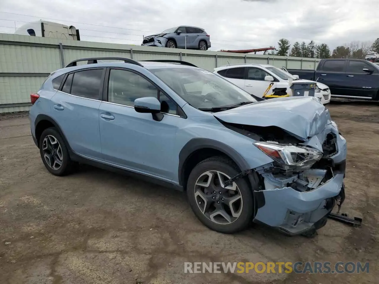 4 Фотография поврежденного автомобиля JF2GTAMCXLH258503 SUBARU CROSSTREK 2020