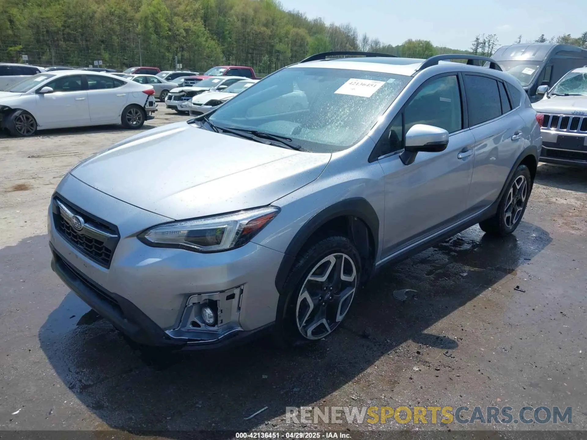 2 Фотография поврежденного автомобиля JF2GTANC3L8253741 SUBARU CROSSTREK 2020