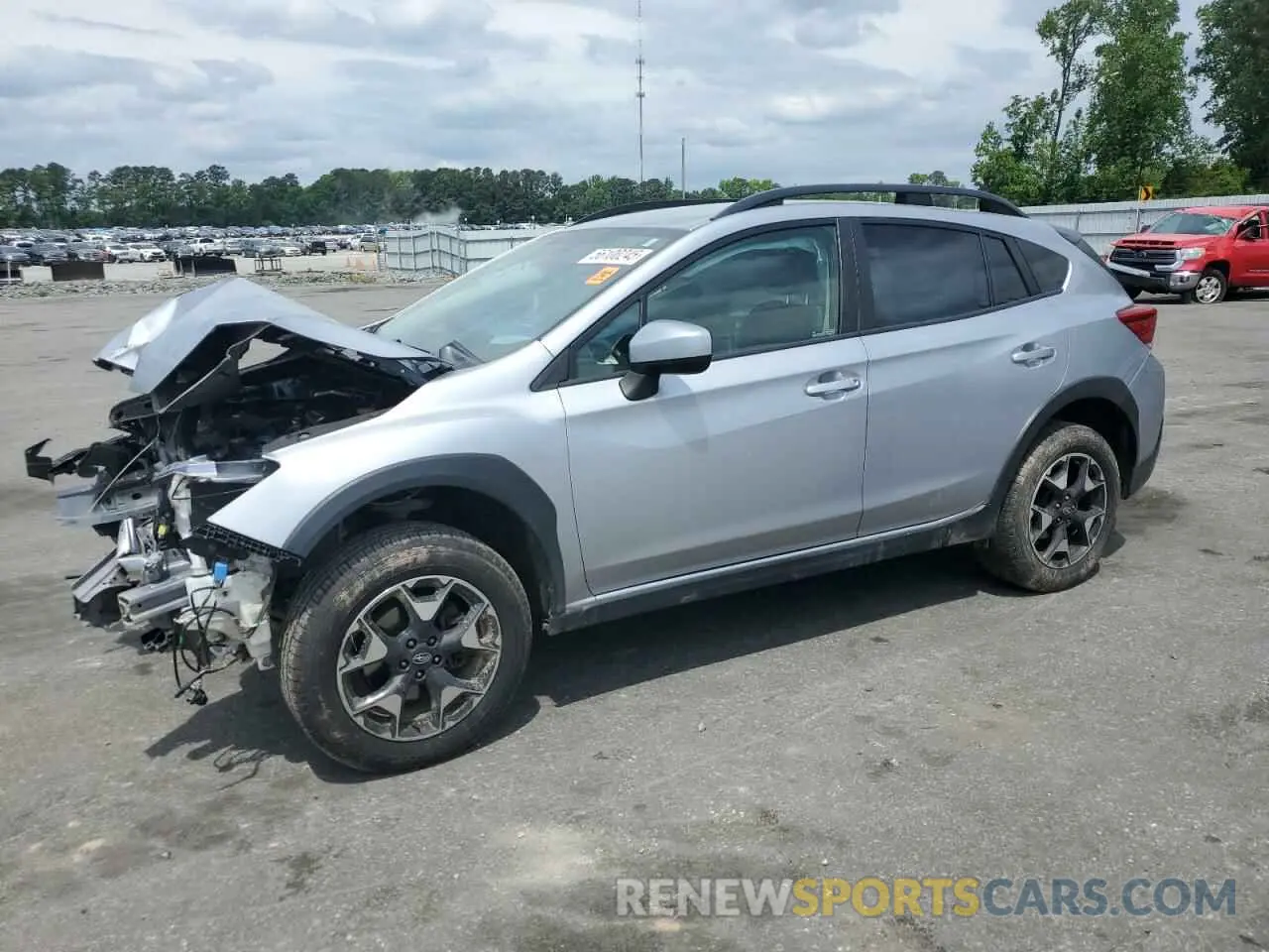 1 Photograph of a damaged car JF2GTAPC2L8203698 SUBARU CROSSTREK 2020