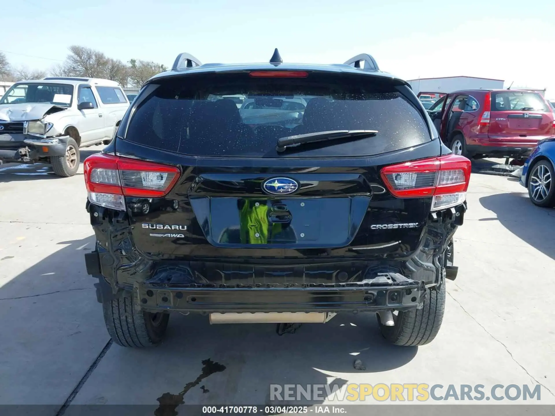 19 Photograph of a damaged car JF2GTAPC2L8277719 SUBARU CROSSTREK 2020