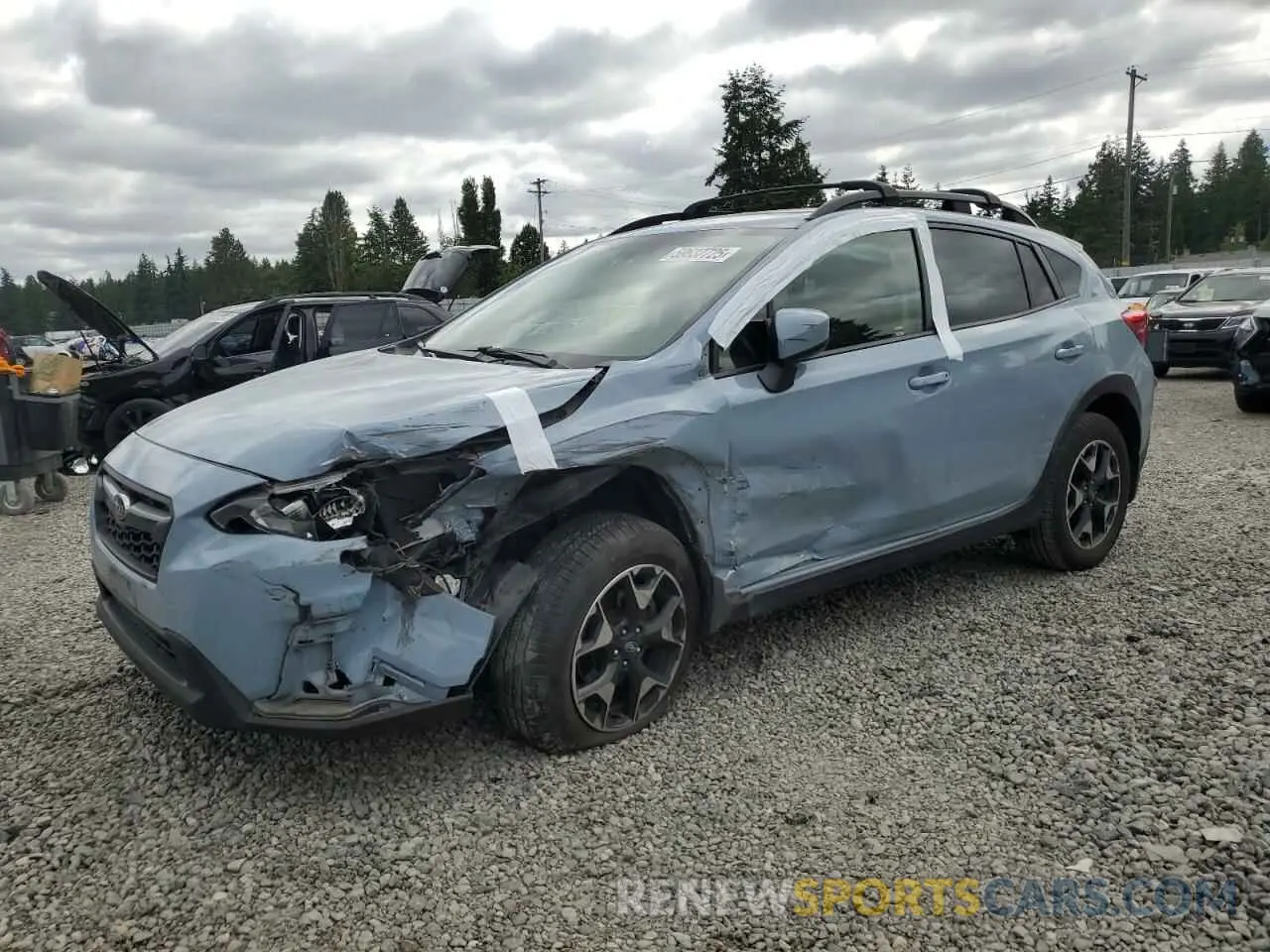 1 Фотография поврежденного автомобиля JF2GTAPC5L8243550 SUBARU CROSSTREK 2020