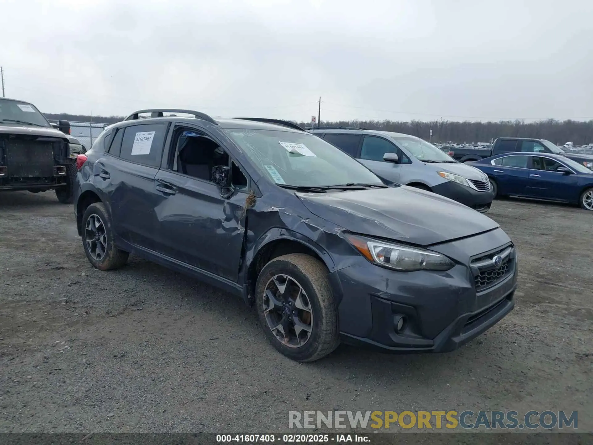 1 Фотография поврежденного автомобиля JF2GTAPC5L8272465 SUBARU CROSSTREK 2020