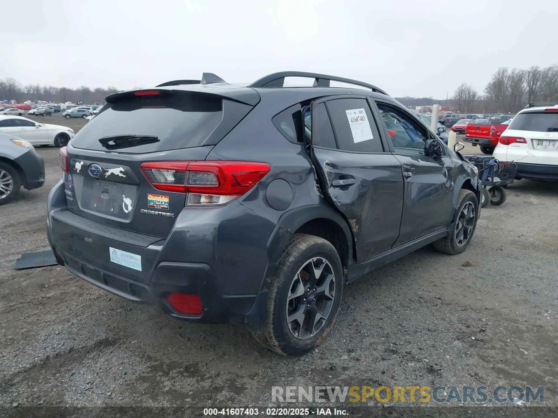 4 Фотография поврежденного автомобиля JF2GTAPC5L8272465 SUBARU CROSSTREK 2020