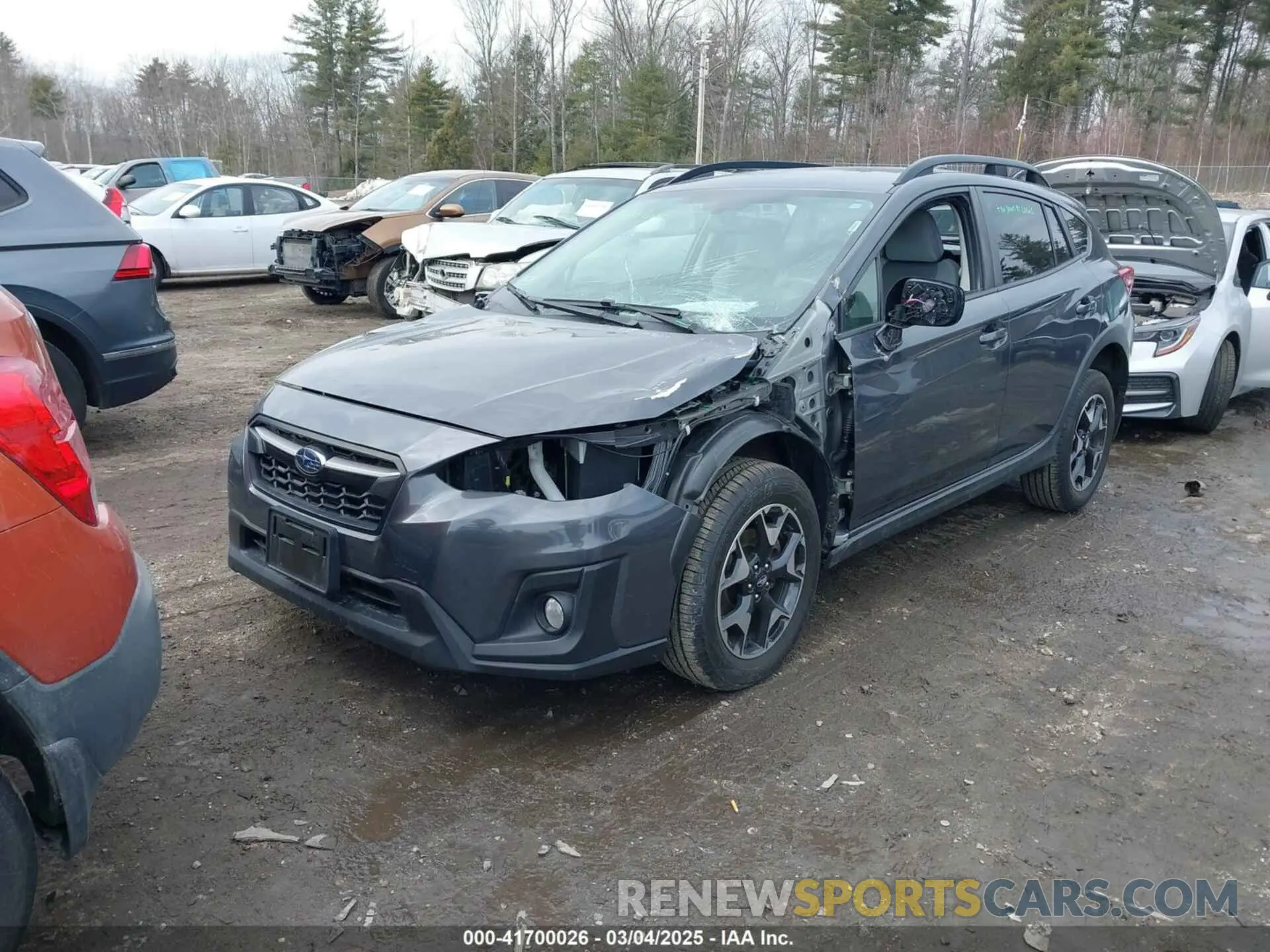 2 Фотография поврежденного автомобиля JF2GTAPC7L8250595 SUBARU CROSSTREK 2020