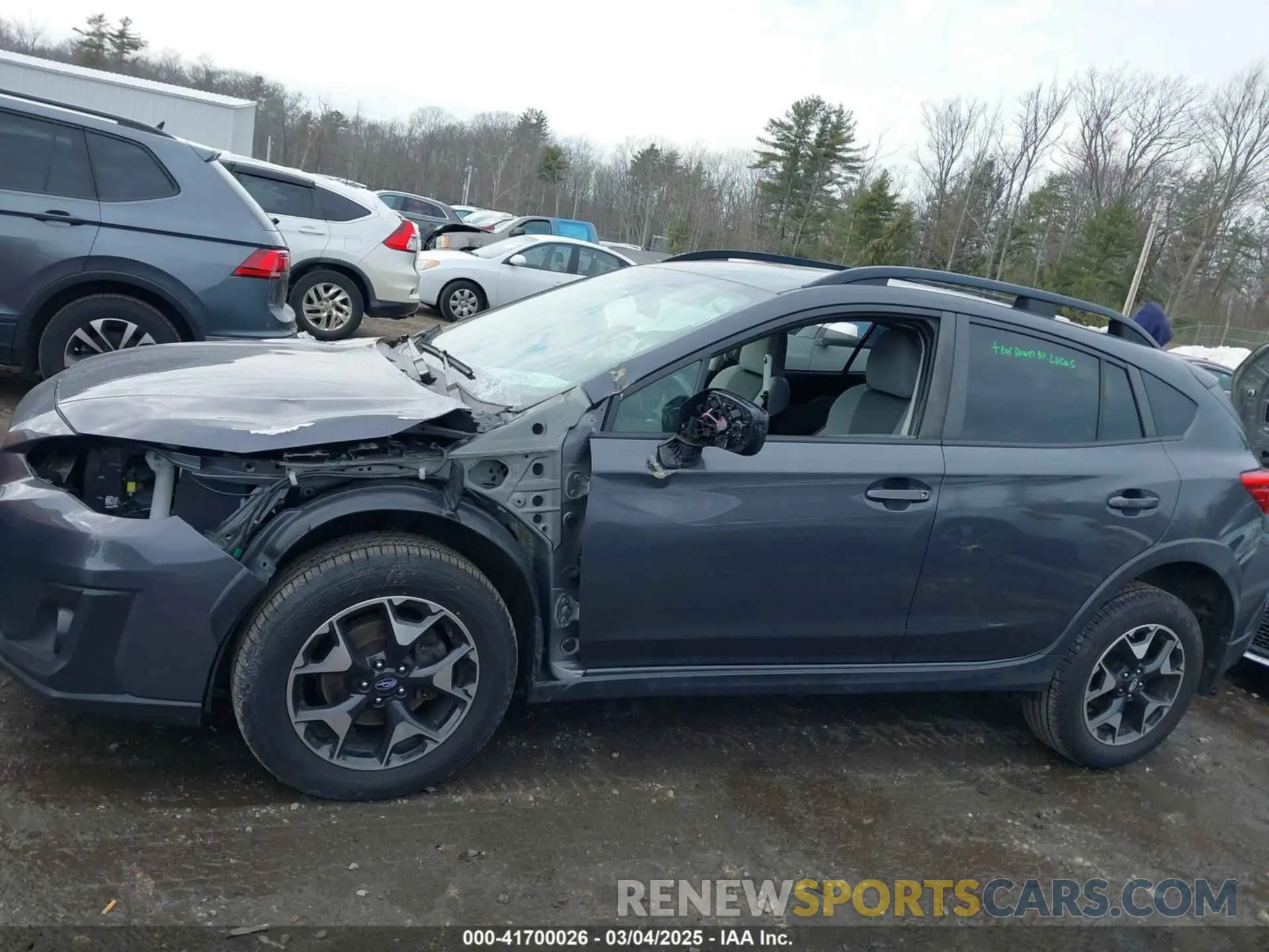 20 Фотография поврежденного автомобиля JF2GTAPC7L8250595 SUBARU CROSSTREK 2020