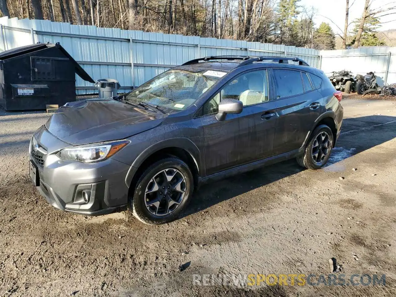 1 Photograph of a damaged car JF2GTAPC8L8244059 SUBARU CROSSTREK 2020