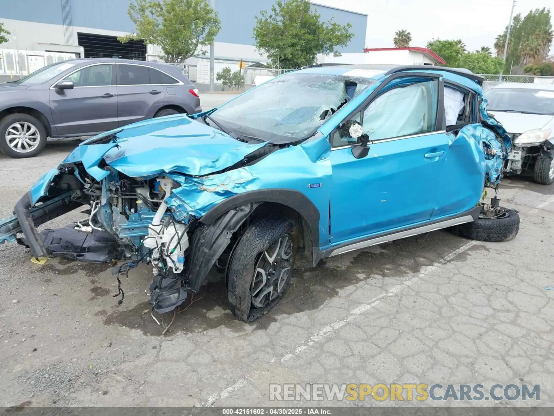 2 Photograph of a damaged car JF2GTDNC7LH282371 SUBARU CROSSTREK 2020