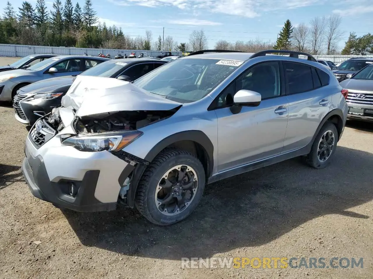 1 Photograph of a damaged car JF2GTAAC0M9380318 SUBARU CROSSTREK 2021
