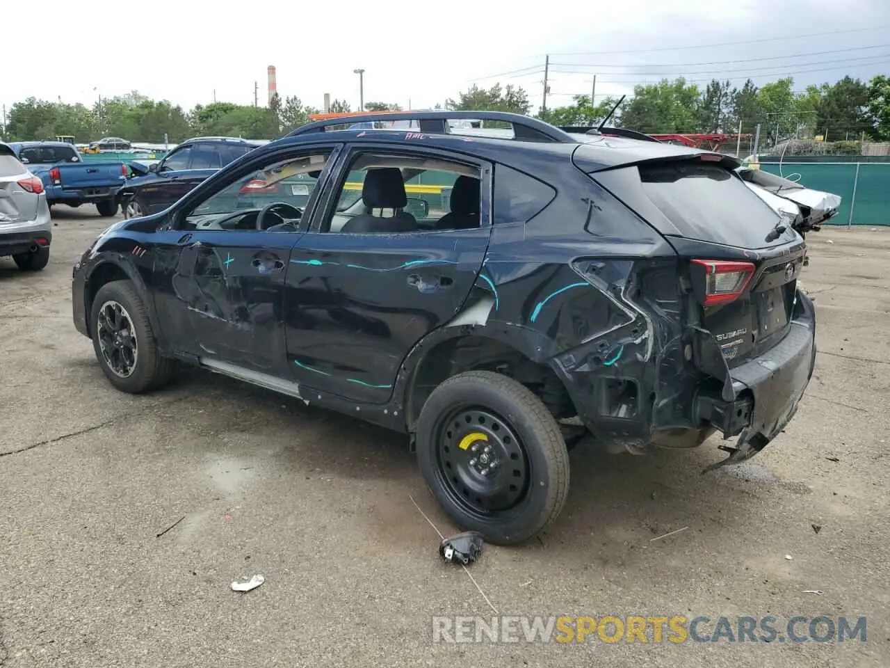 2 Photograph of a damaged car JF2GTABC1M8338342 SUBARU CROSSTREK 2021